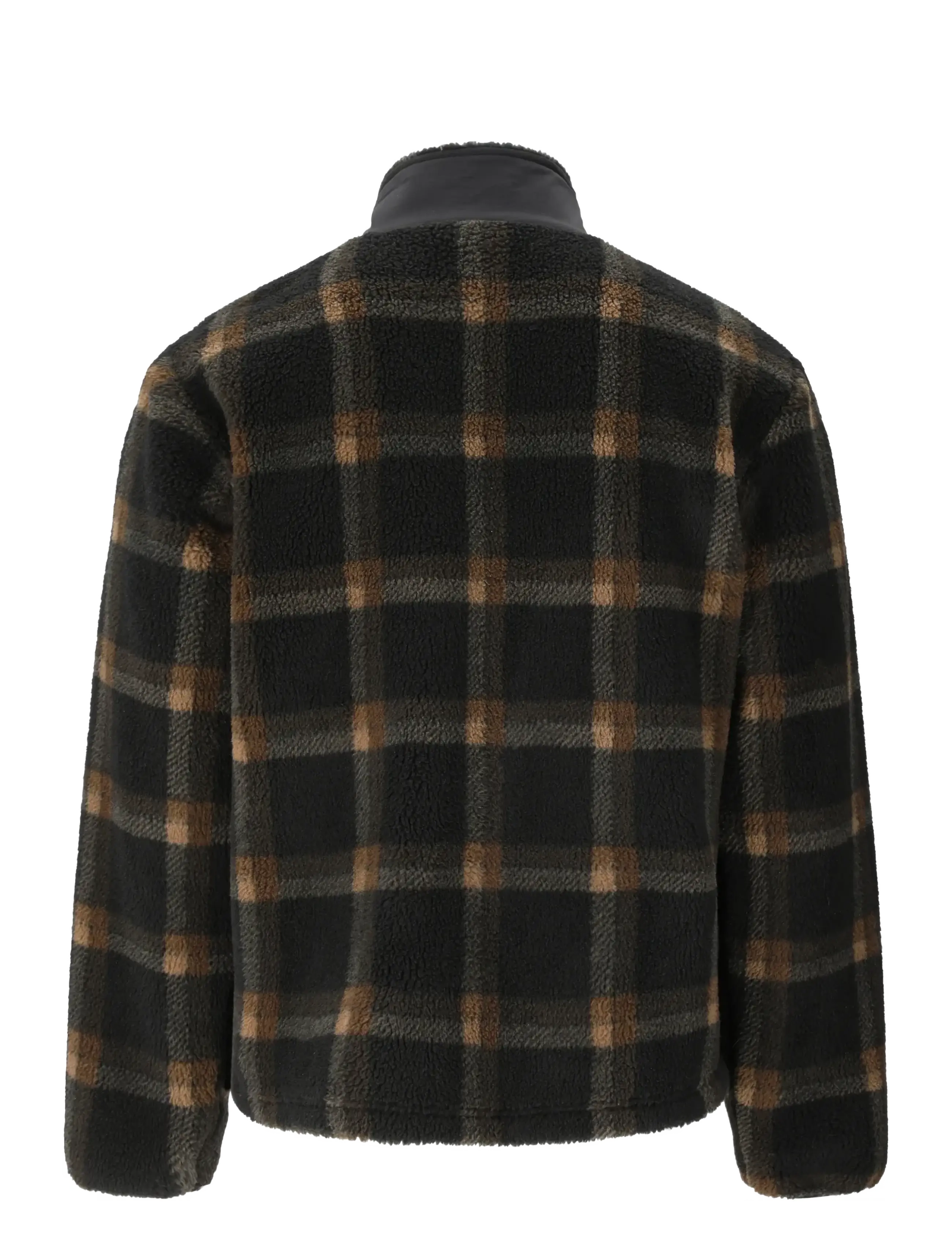 Whistler - Carrillo M AOP Teddy Fleece Jacket - black - 2