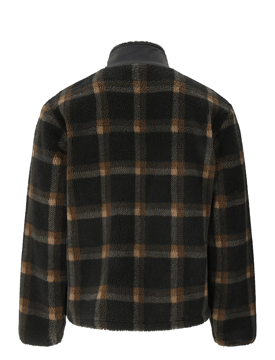 Whistler - Carrillo M AOP Teddy Fleece Jacket - black - 2