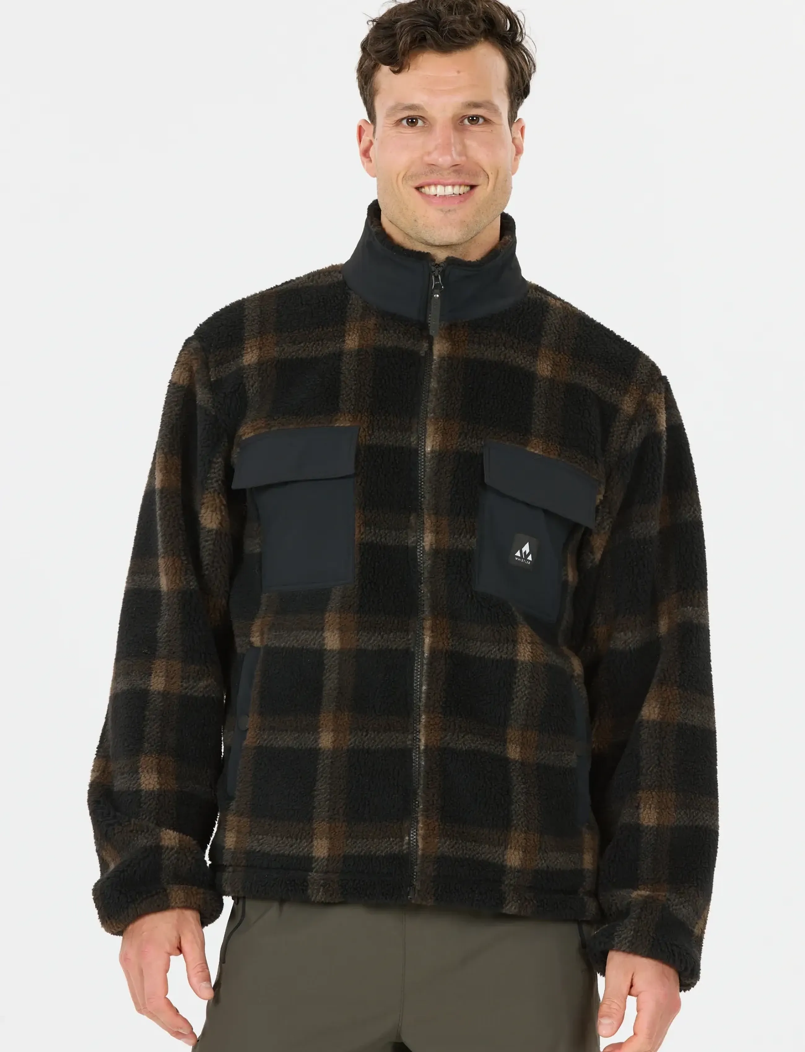 Whistler Carrillo M Aop Teddy Fleece Jacket jackor herr – bild 5