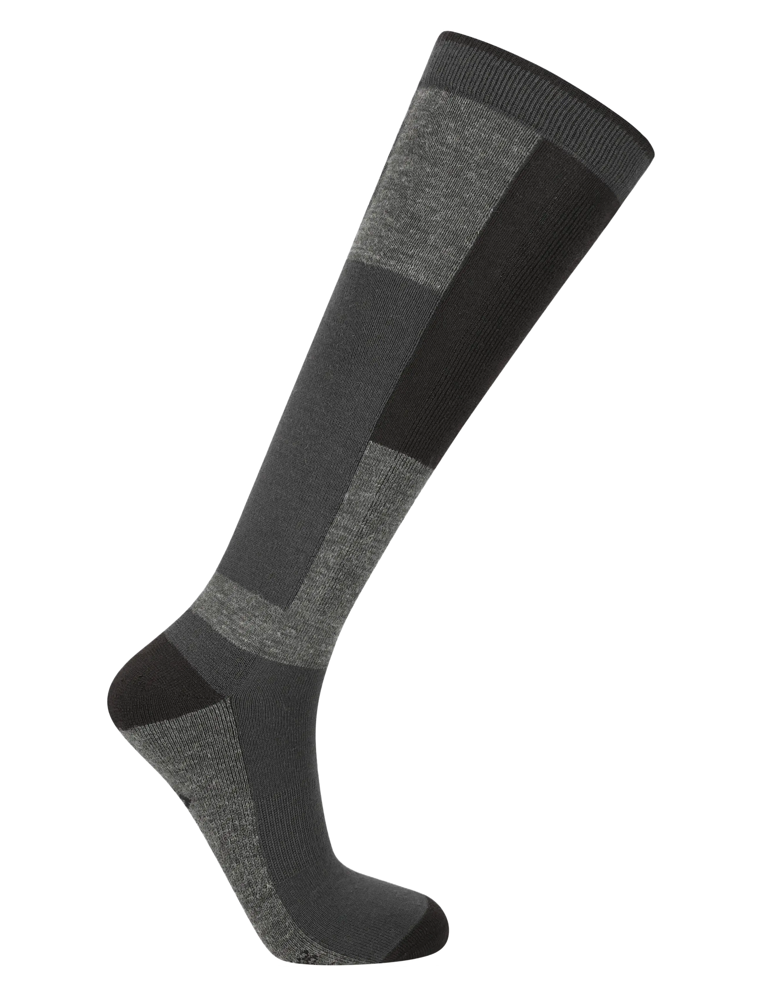 Whistler Corsicana V2 2-Pack Ski Sock - Kleidung - DARK GREY MELANGE / grey