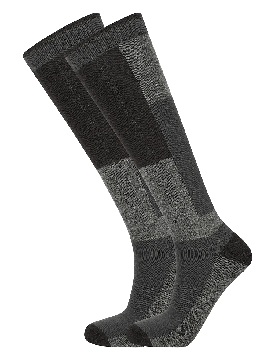 Whistler - Corsicana V2 2-Pack Ski Sock - spordisokid - dark grey melange - 1