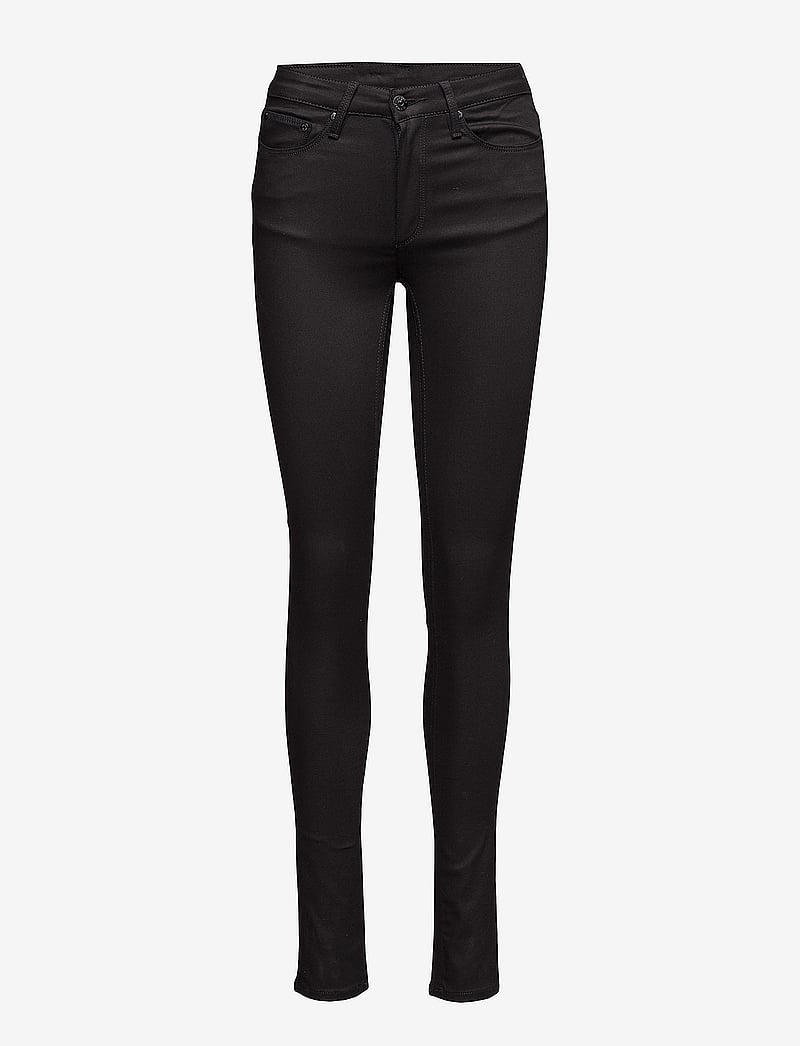 Whyred - VAIN STAY BLACK - skinny jeans - raw black - 0