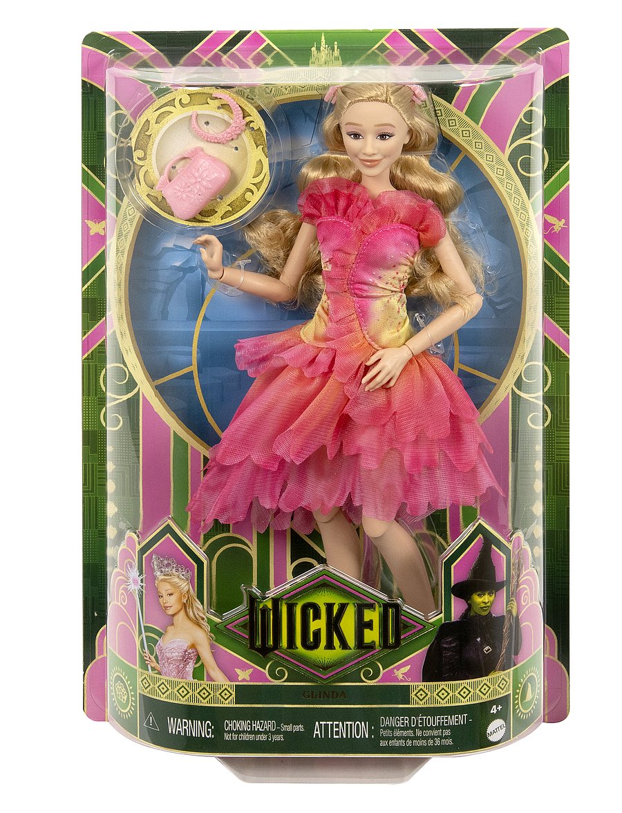 Wicked - Universal Pictures’ Wicked Glinda Fashion Doll with Removable Fashions & Accessories - puppen - multicolor - 0