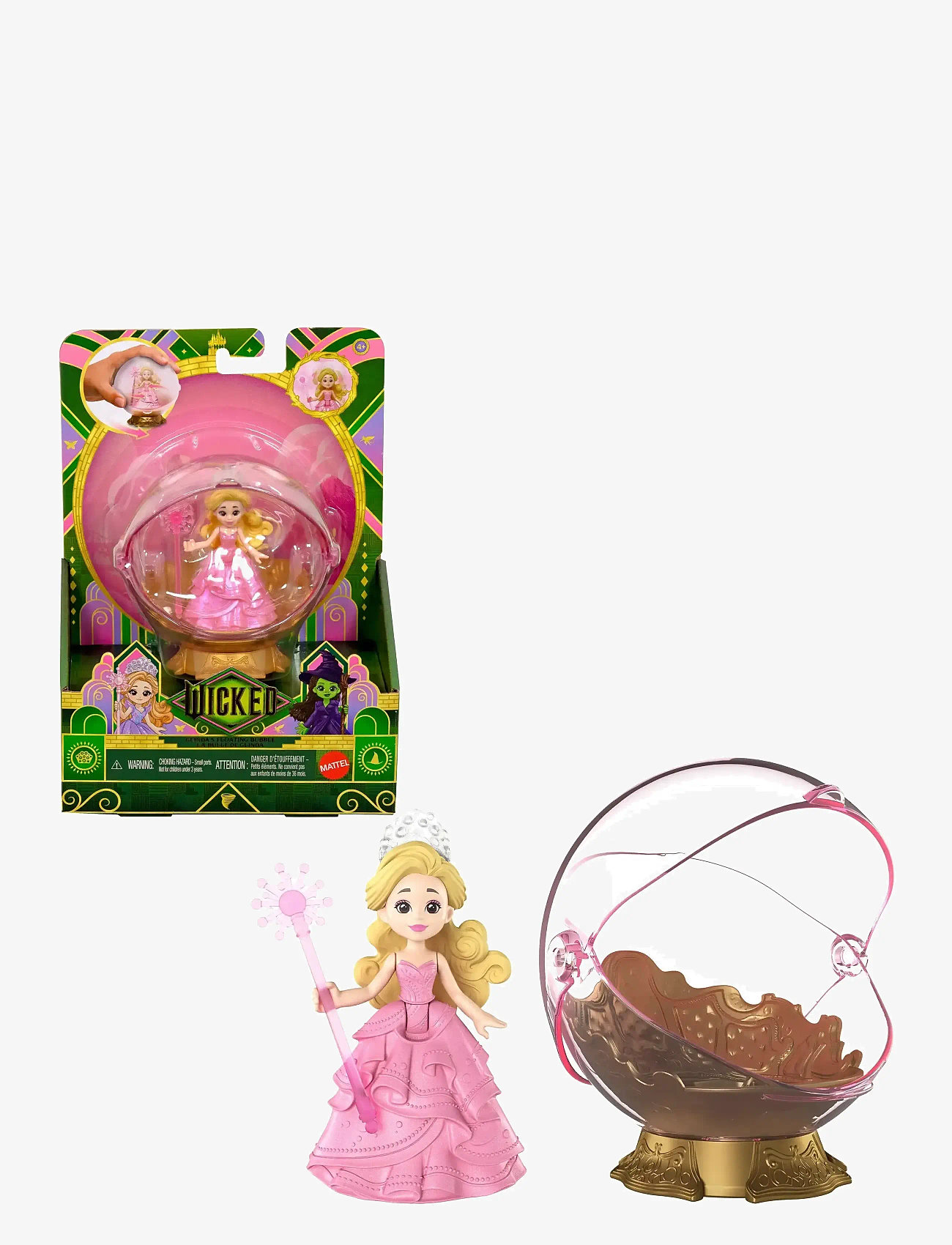 Wicked - Universal Pictures’ Wicked Glinda’s Floating Bubble Toy with Vehicle & Glinda Small Doll - dolls - multi color - 0