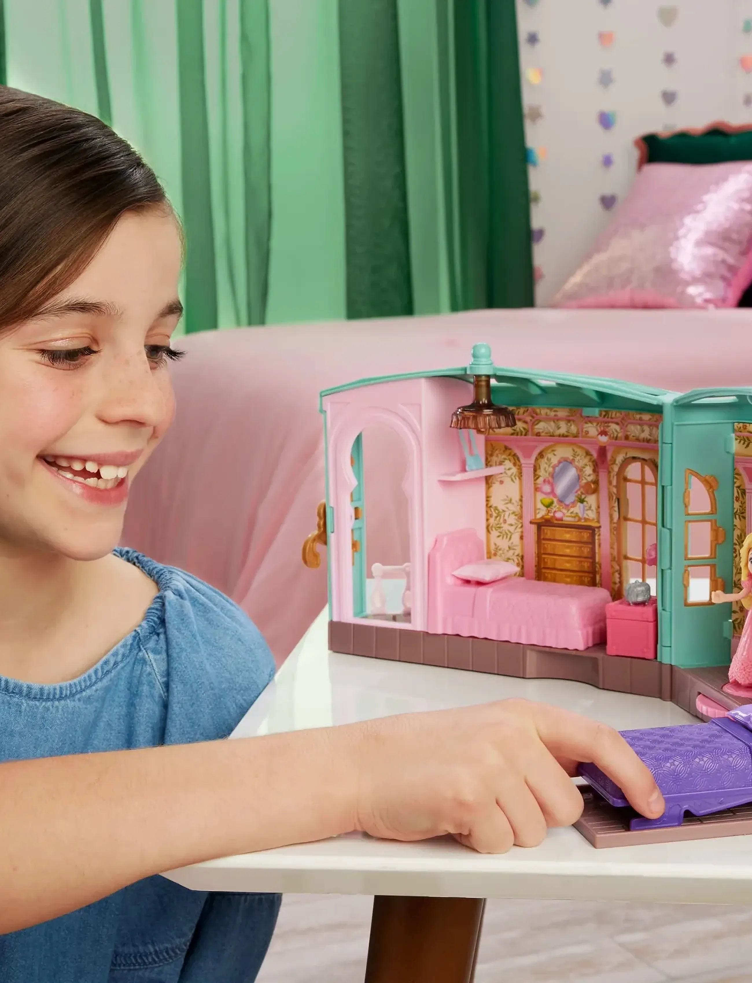 Wicked Wicked Glindas Studentenzimmer Spielset, One Size, Multi/patterned, Dukker Og Tilbehør > Dukkehuse, Børn