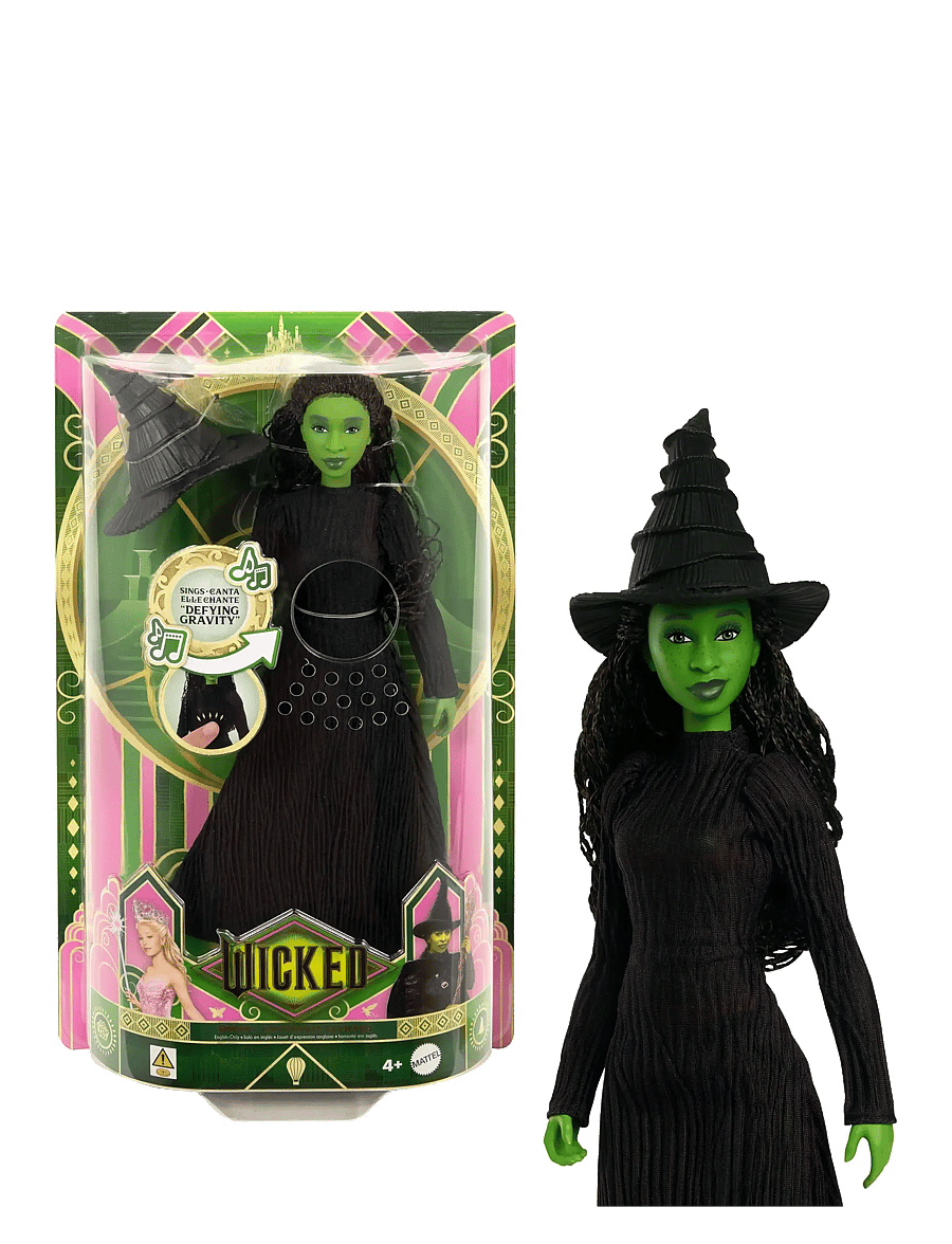 Wicked - Wicked Singing Elphaba Fashion Doll, Posable with Removable Movie Fashions & Accessories - filmid ja muinasjututegelased - multi color - 1