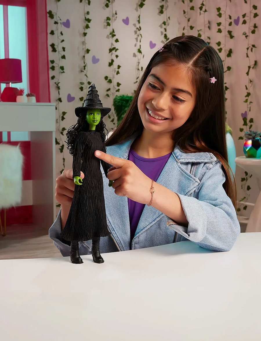 Wicked - Wicked Singing Elphaba Fashion Doll, Posable with Removable Movie Fashions & Accessories - filmid ja muinasjututegelased - multi color - 0