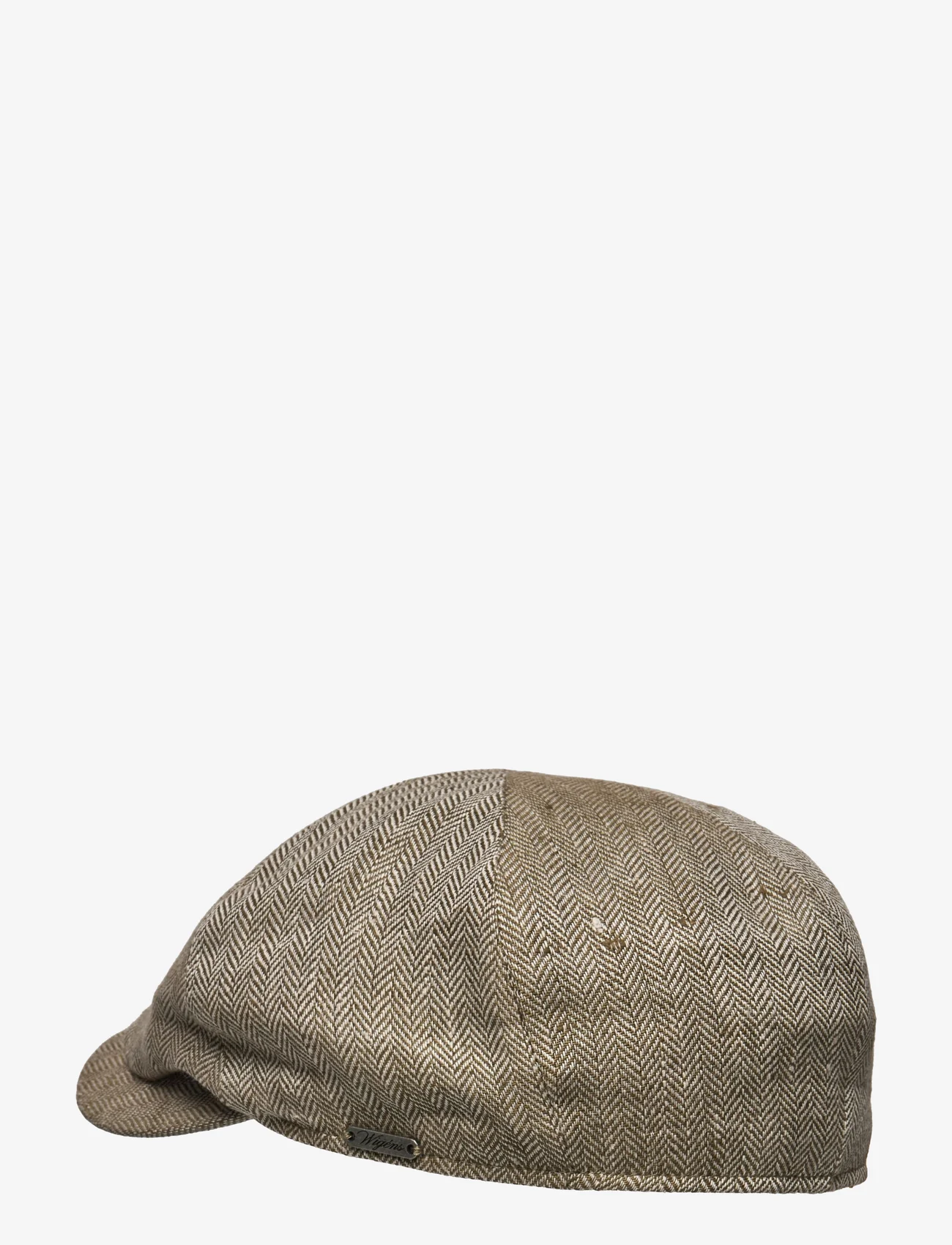 Wigéns - Newsboy Slim Cap - flat cap -hatut - olive - 1