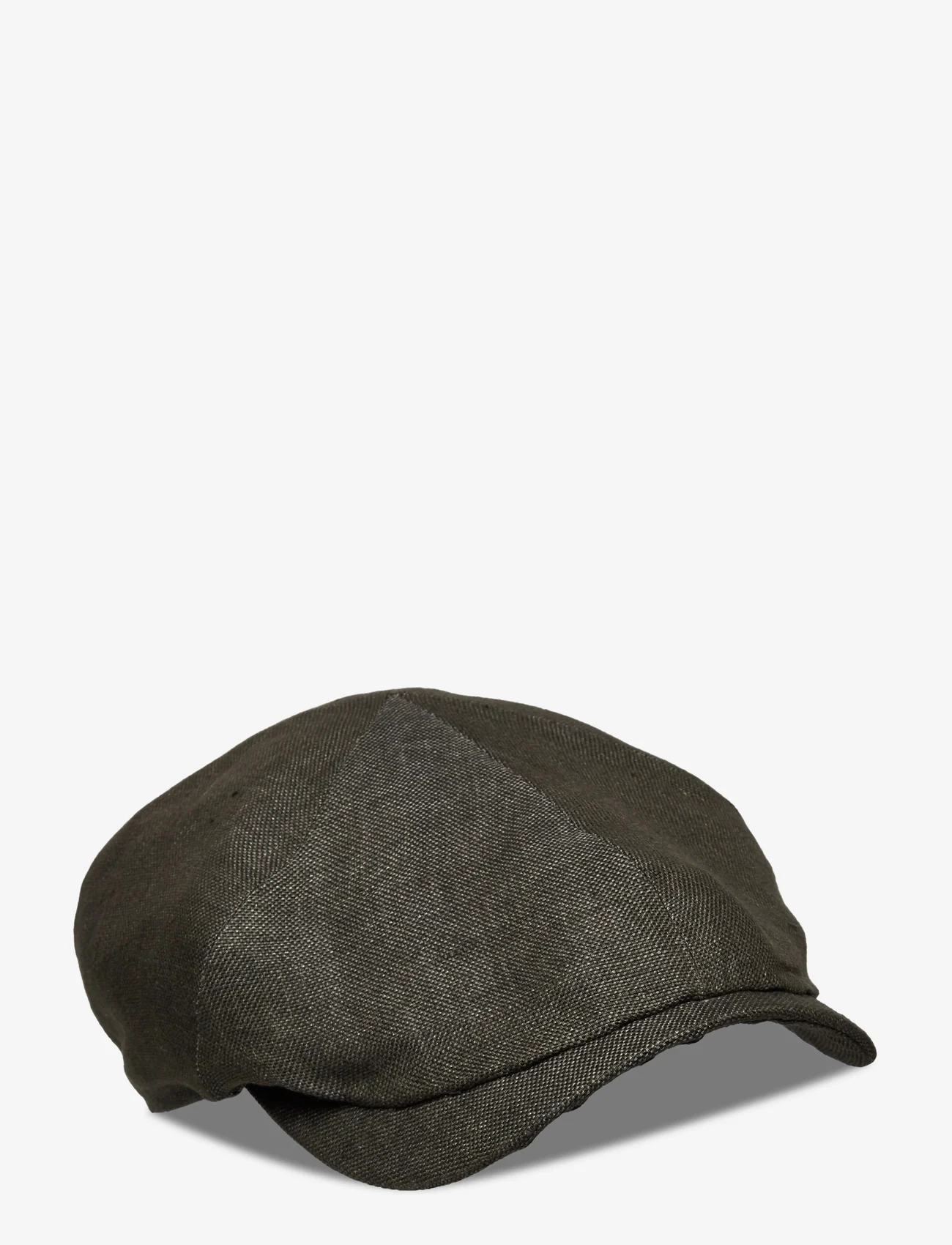 Wigéns - Newsboy Slim Cap - flat cap -hatut - dark olive - 0