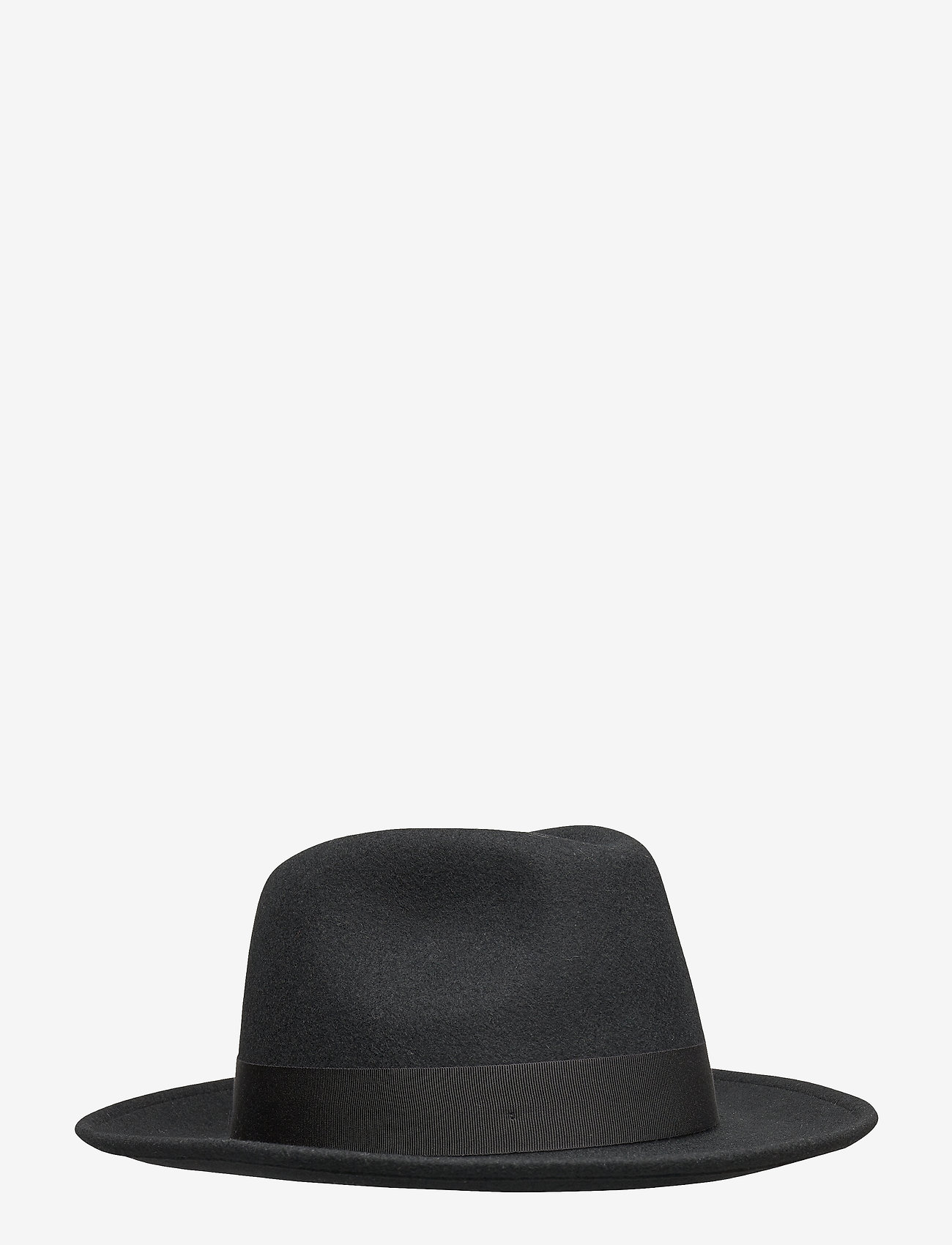 Fedora Wool Hat - BLACK