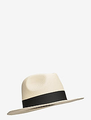 Wigéns - Fedora Panama Hat - hats - black - 0