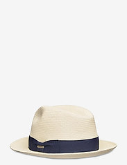 Wigéns - Panama Trilby Hat - kapelusze - navy - 1