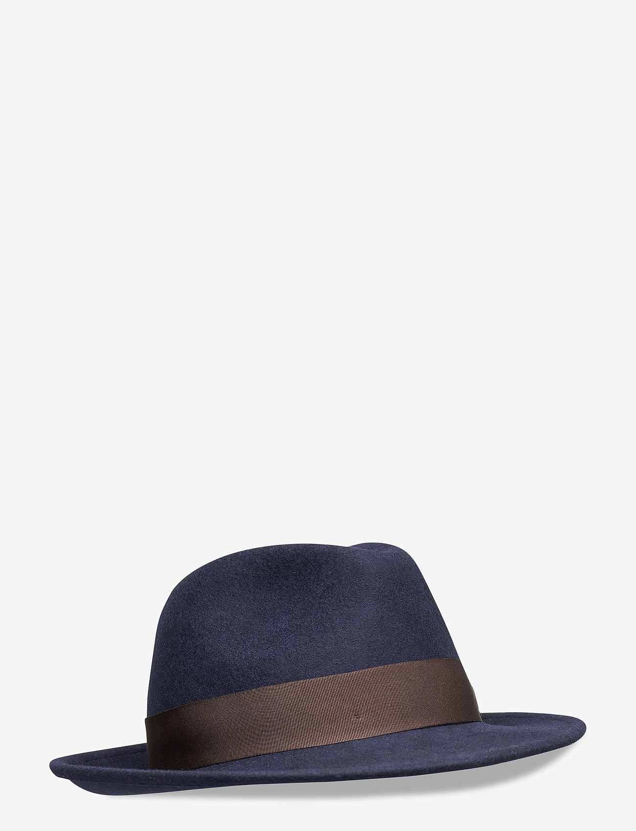 Wigéns - Fedora Hat - navy / brown hat band - 0
