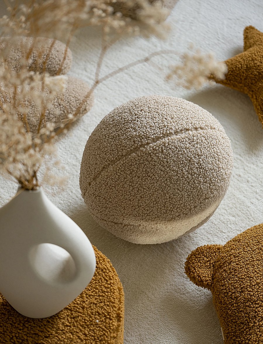 Wigiwama - Ball Cushion teddy - biscuit - 3