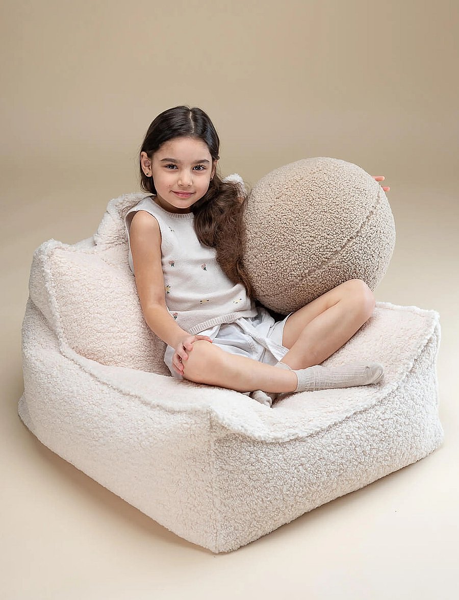 Wigiwama - Ball Cushion teddy - biscuit - 4