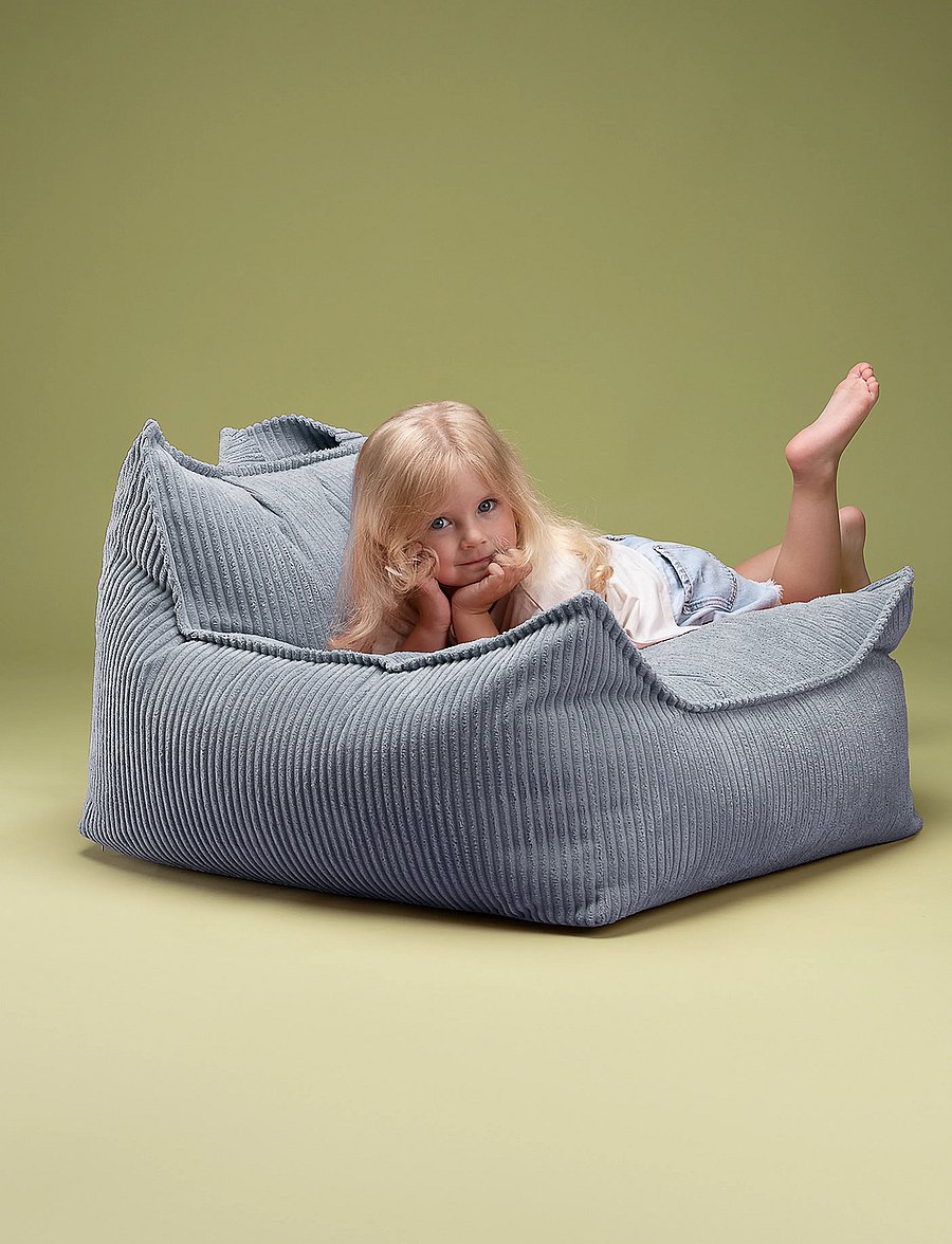 Wigiwama - Beanbag Chair corduroy - puhvetid ja tugitoolid - blueberry blue - 0
