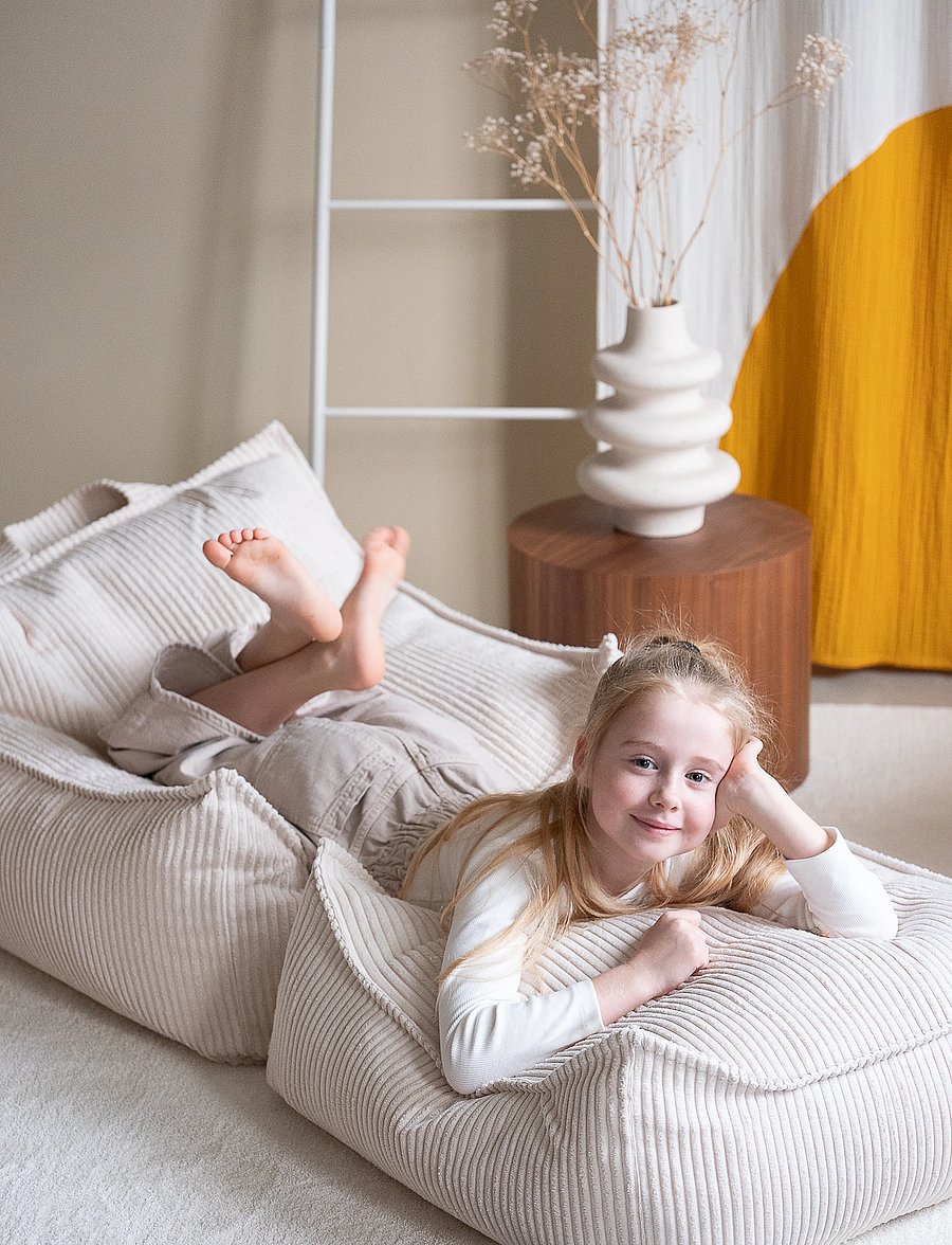 Wigiwama - Beanbag Chair corduroy - puhvetid ja tugitoolid - marshmallow - 0