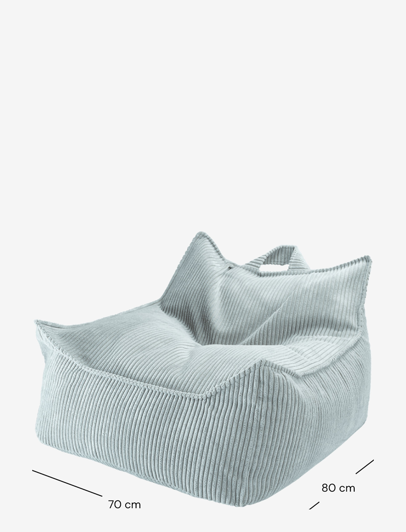 Wigiwama - Beanbag Chair corduroy - sittpuffar - peppermint green - 1