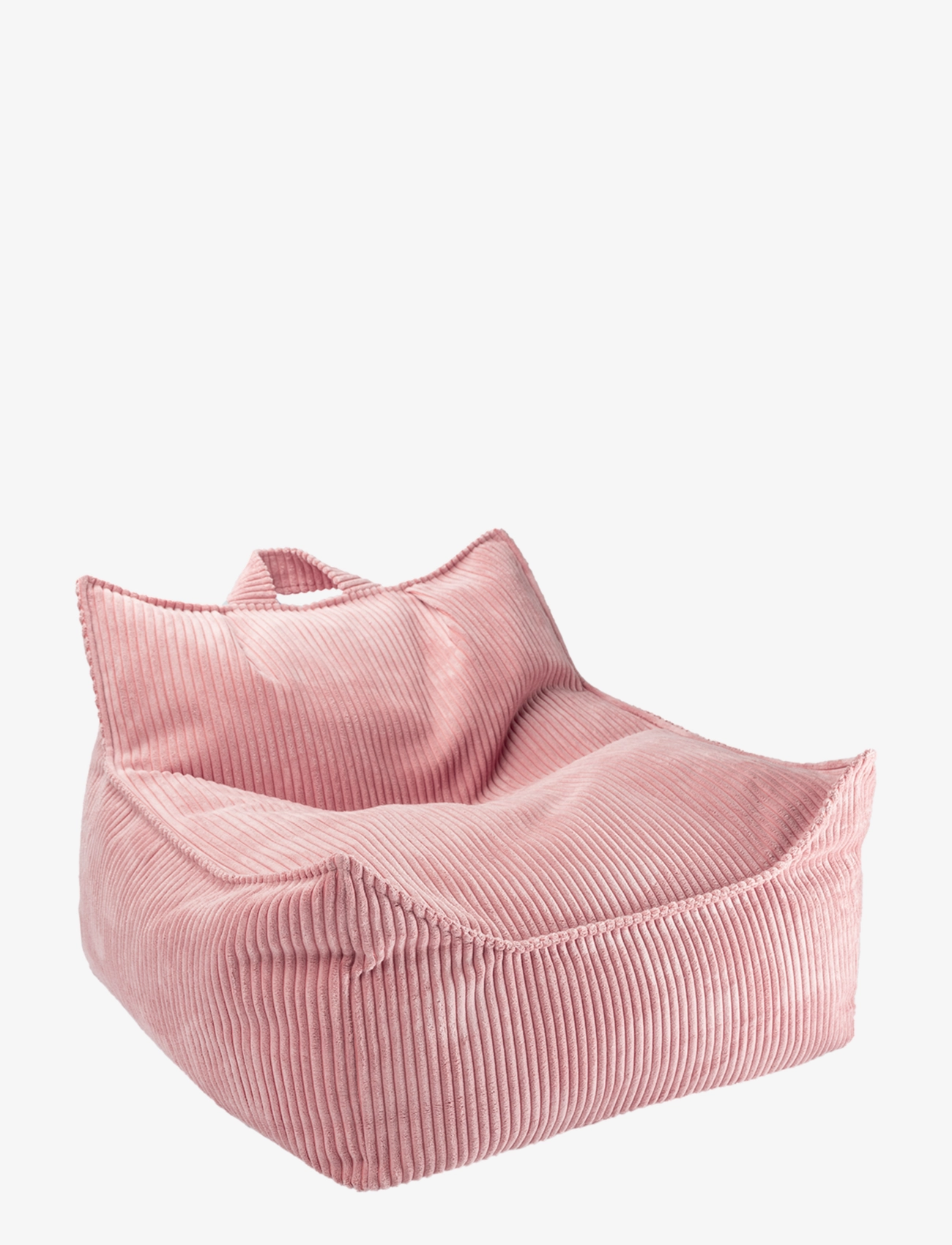Wigiwama Beanbag Chair Corduroy, Puffer, Pink, Str: 80X 70X 50CM