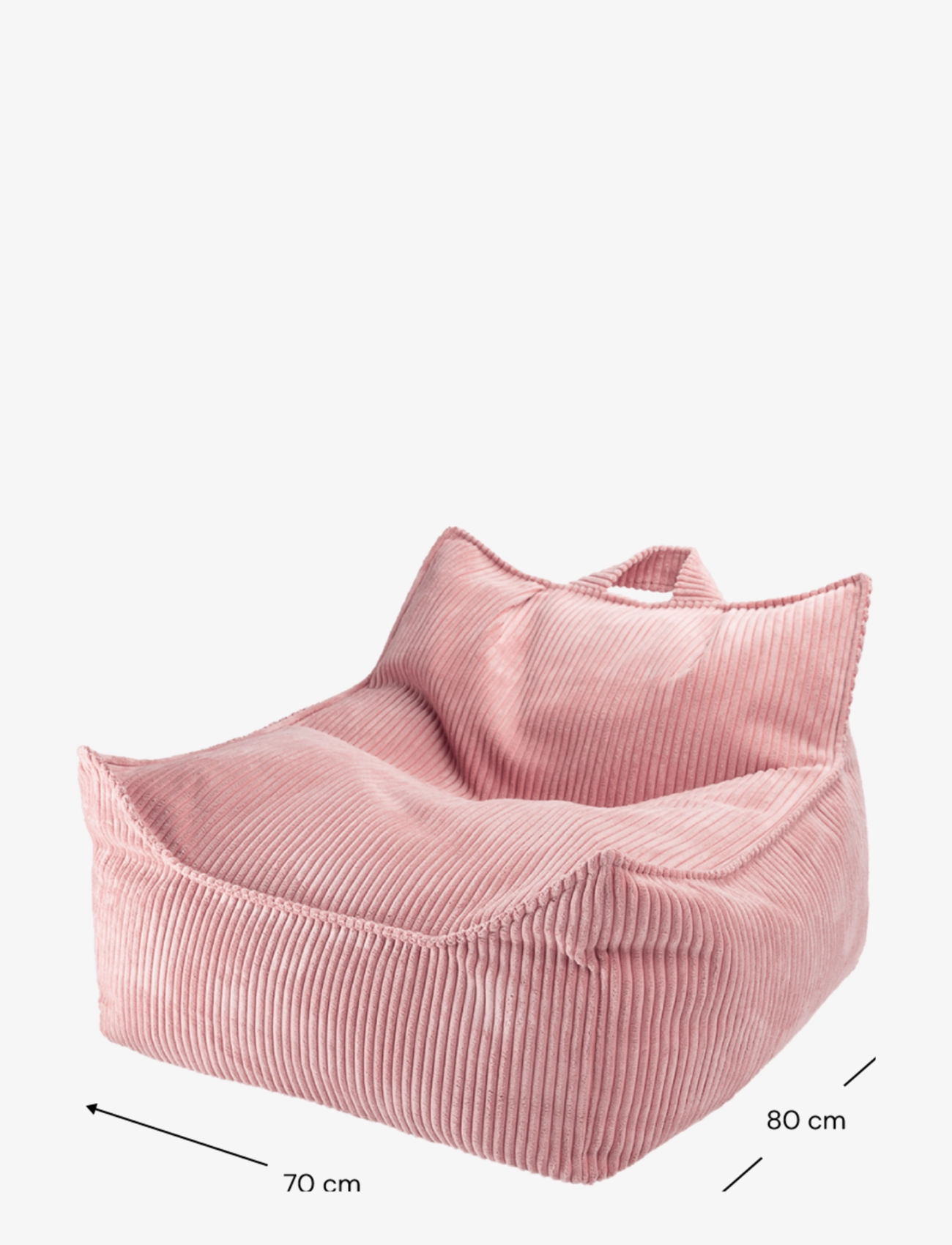 Wigiwama - Beanbag Chair corduroy - poefs en fauteuils - pink mousse - 2
