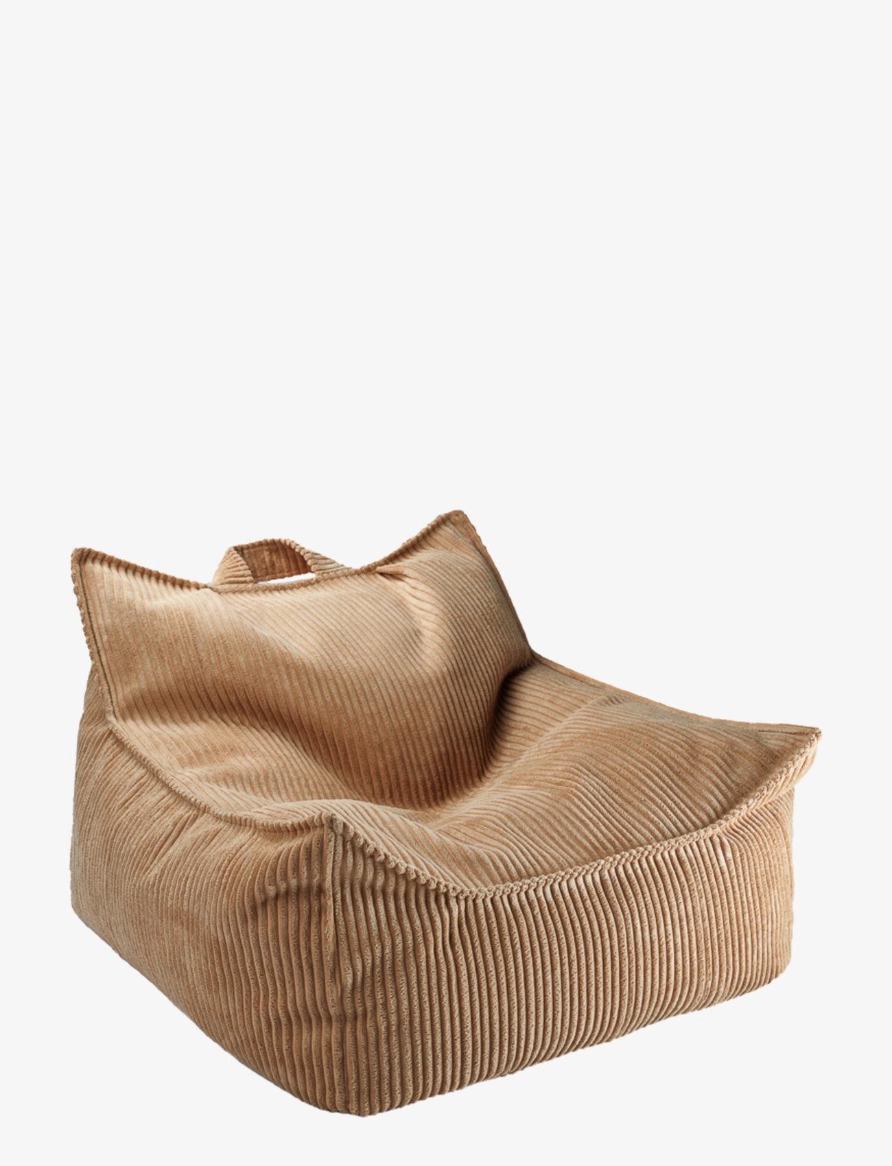 Wigiwama Beanbag Chair Corduroy, Puffer, Brun, Str: 80X 70X 50CM