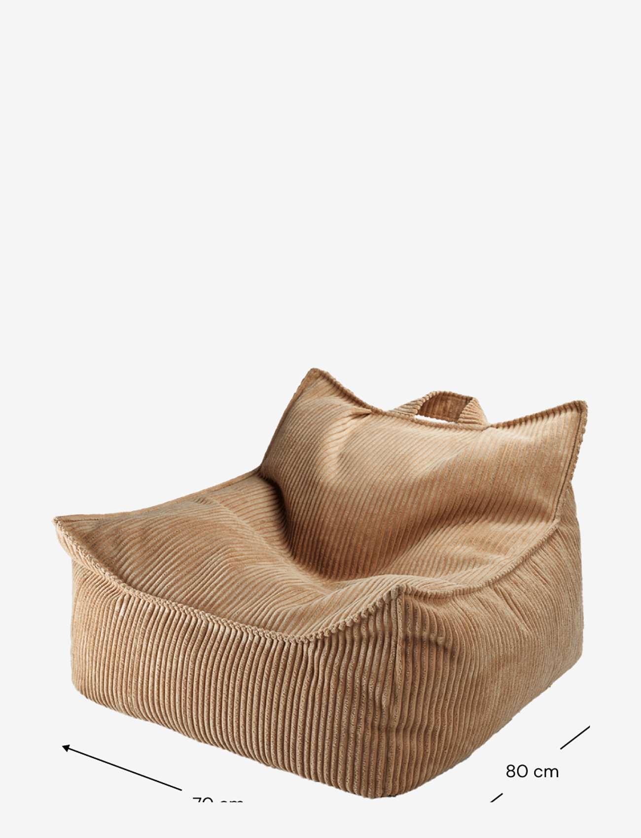 Wigiwama - Beanbag Chair corduroy - puffer og lænestole - toffee - 2