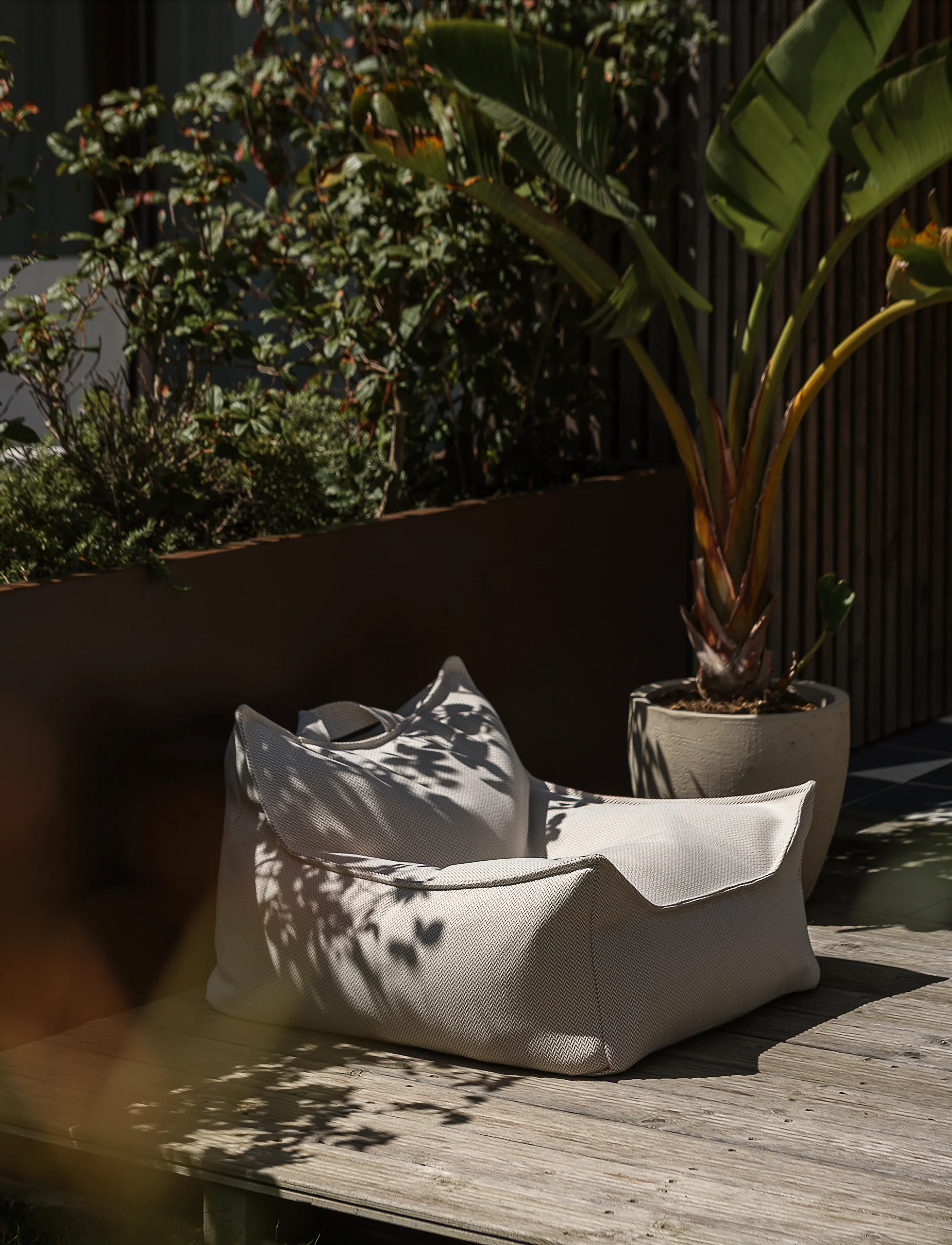 Wigiwama Terra Outdoor Beanbag Chair, 80X 70X 50 cm, Furniture, Beige - Chairs & Stools, Kinder