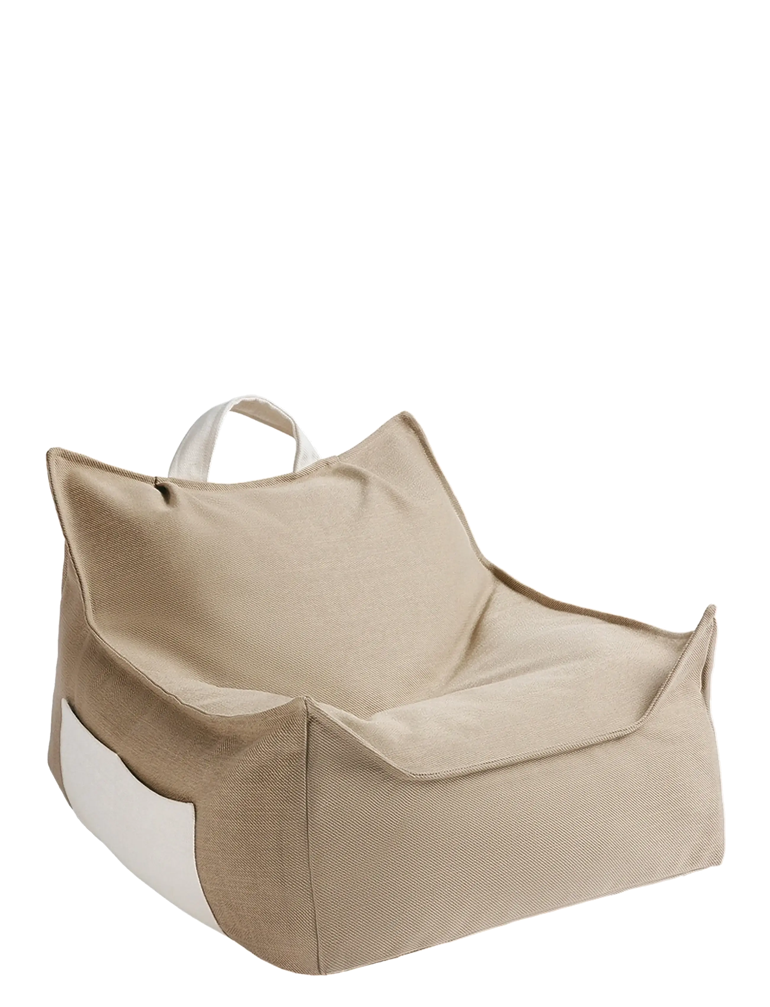 Wigiwama Pomegranate Outdoor Beanbag Chair, Outdoor Furniture, Beige, Str: 80X 70X 50CM