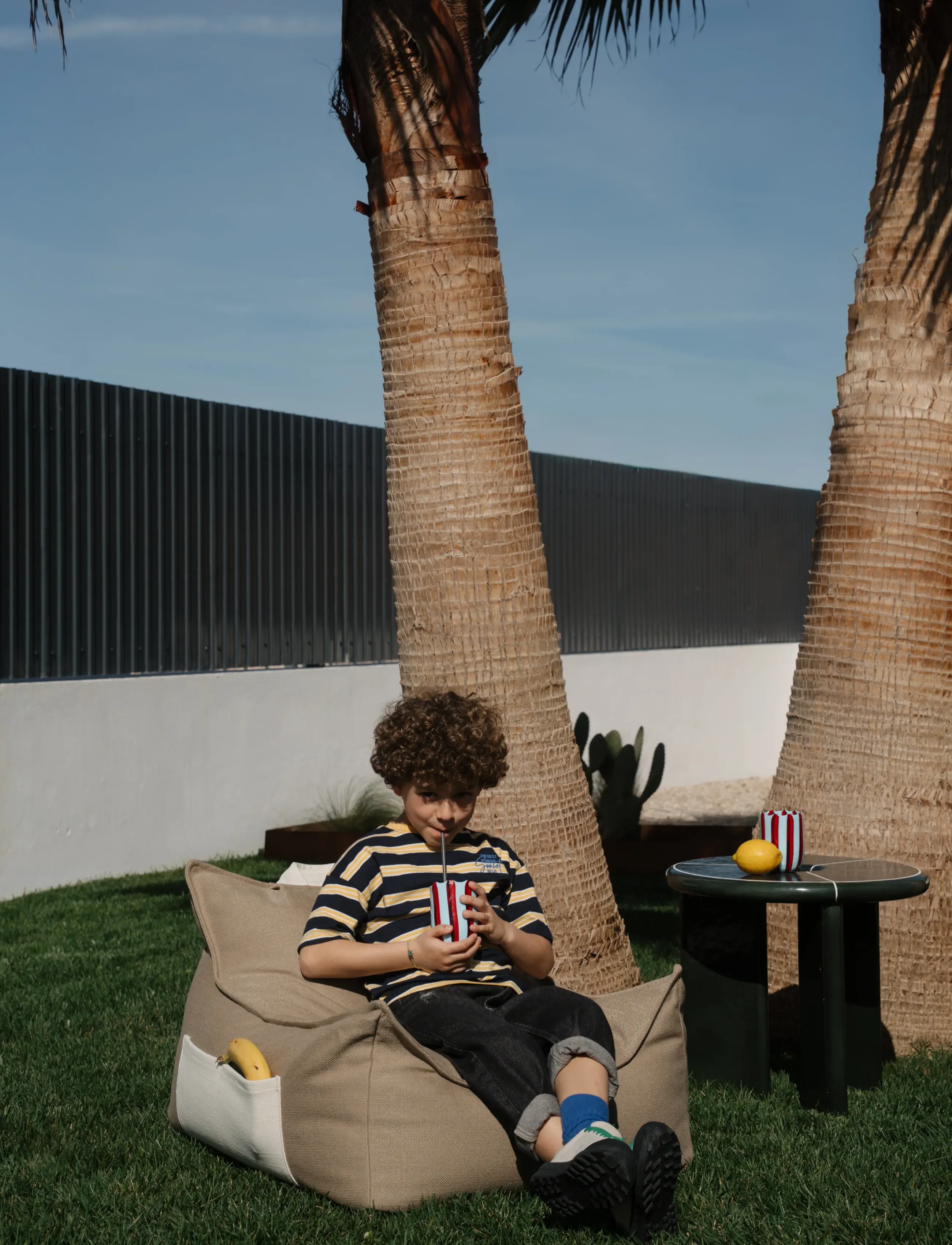 Wigiwama - Pomegranate Outdoor Beanbag Chair - havemøbler - dune - 3