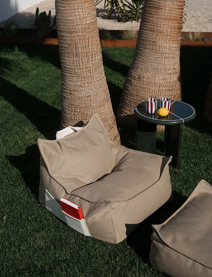 Wigiwama - Pomegranate Outdoor Beanbag Chair - välimööbel - dune - 4