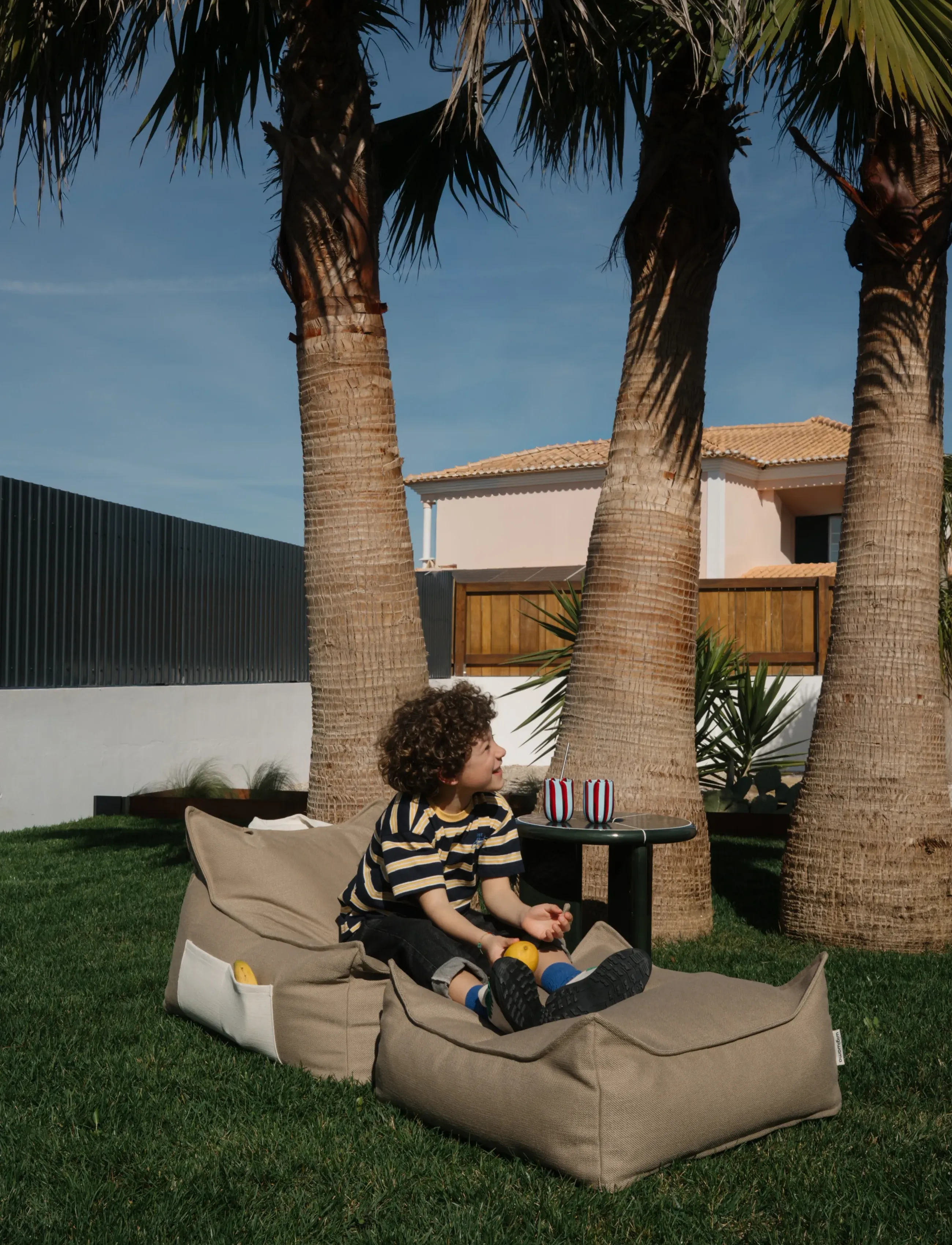 Wigiwama - Pomegranate Outdoor Beanbag Chair - havemøbler - dune - 5