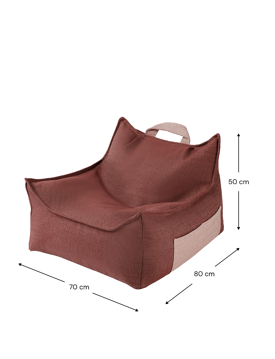 Wigiwama - Pomegranate Outdoor Beanbag Chair - välimööbel - pomegranate - 2
