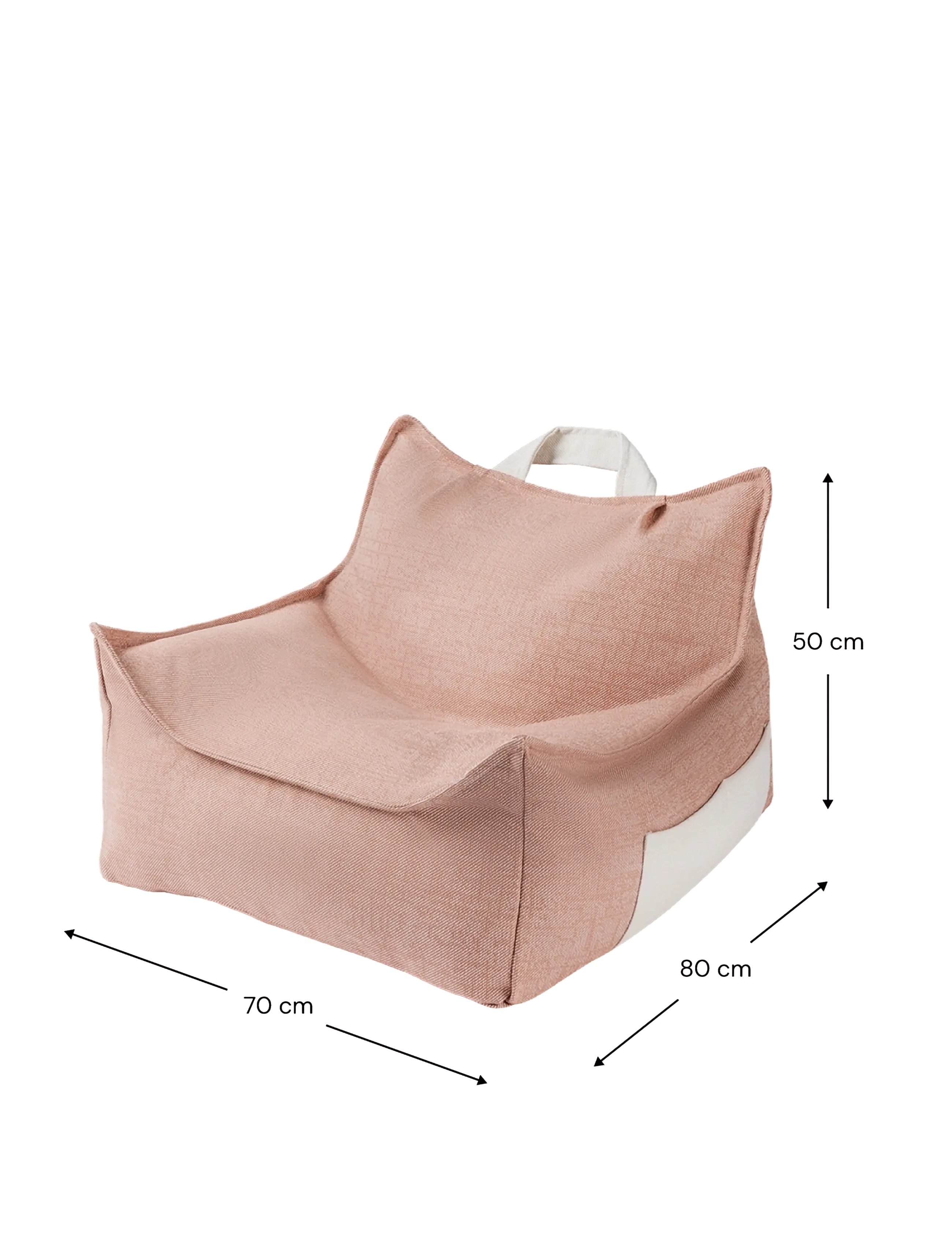 Wigiwama - Pomegranate Outdoor Beanbag Chair - havemøbler - seashell - 2