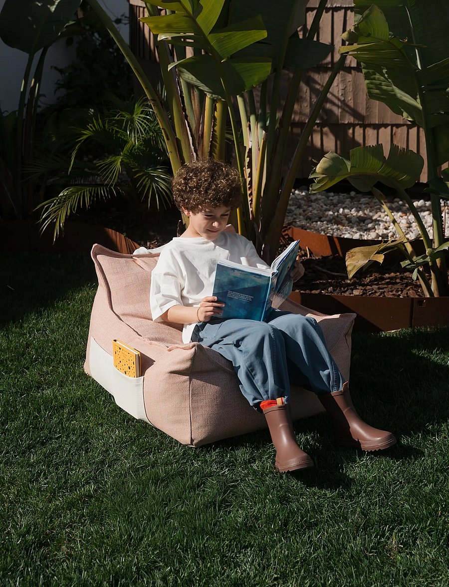 Wigiwama - Pomegranate Outdoor Beanbag Chair - välimööbel - seashell - 5