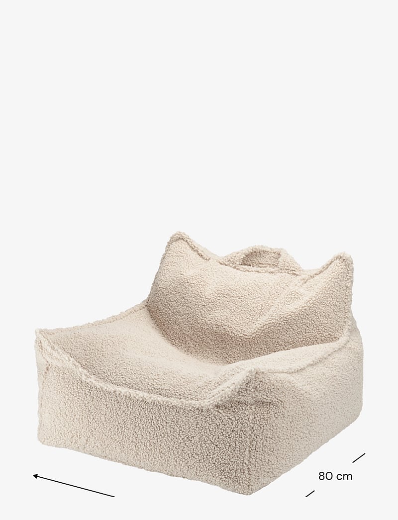 Wigiwama - Beanbag Chair teddy - poufs - biscuit - 2