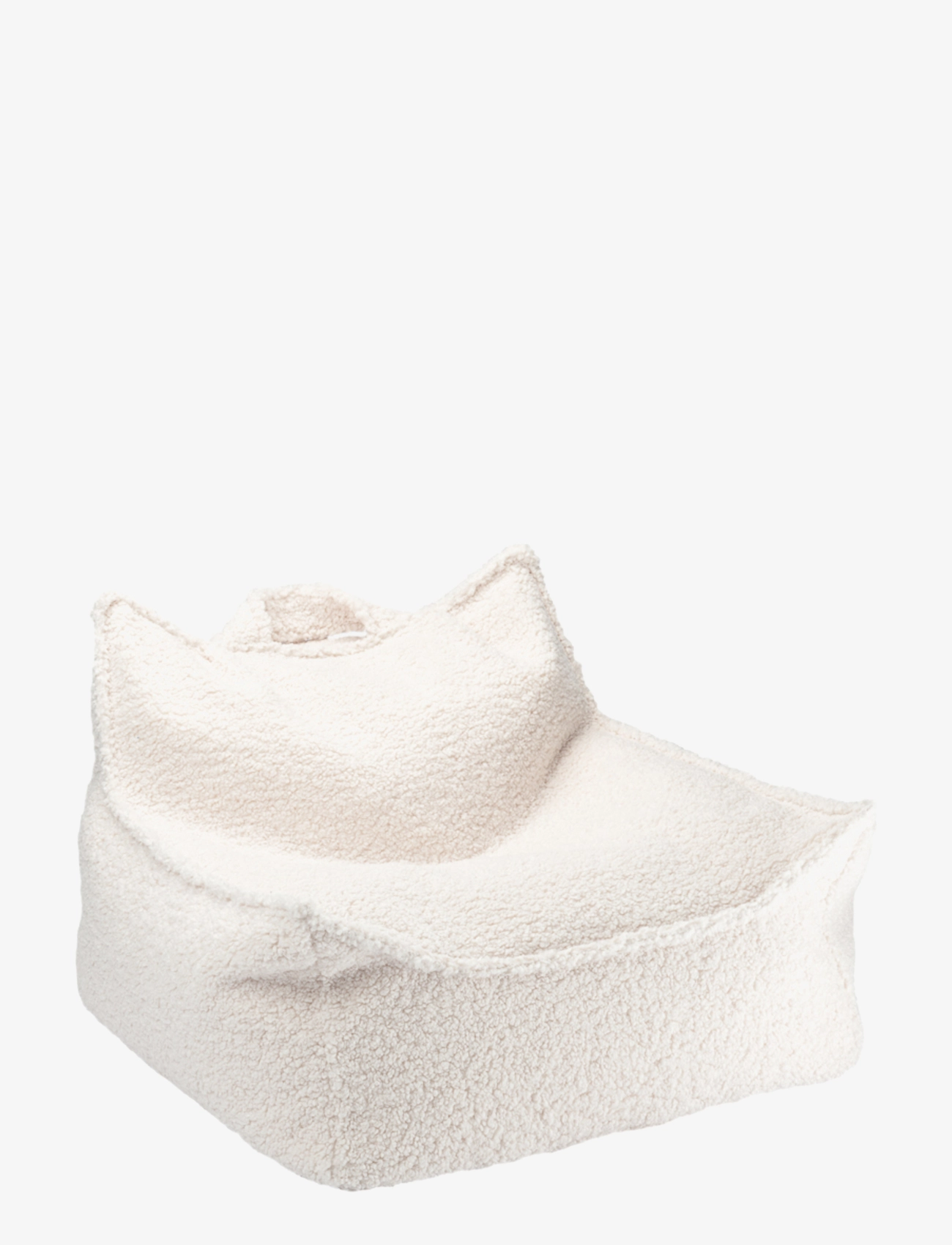 Wigiwama Beanbag Chair Teddy, Puffer, Hvid, Str: 80X 70X 50CM