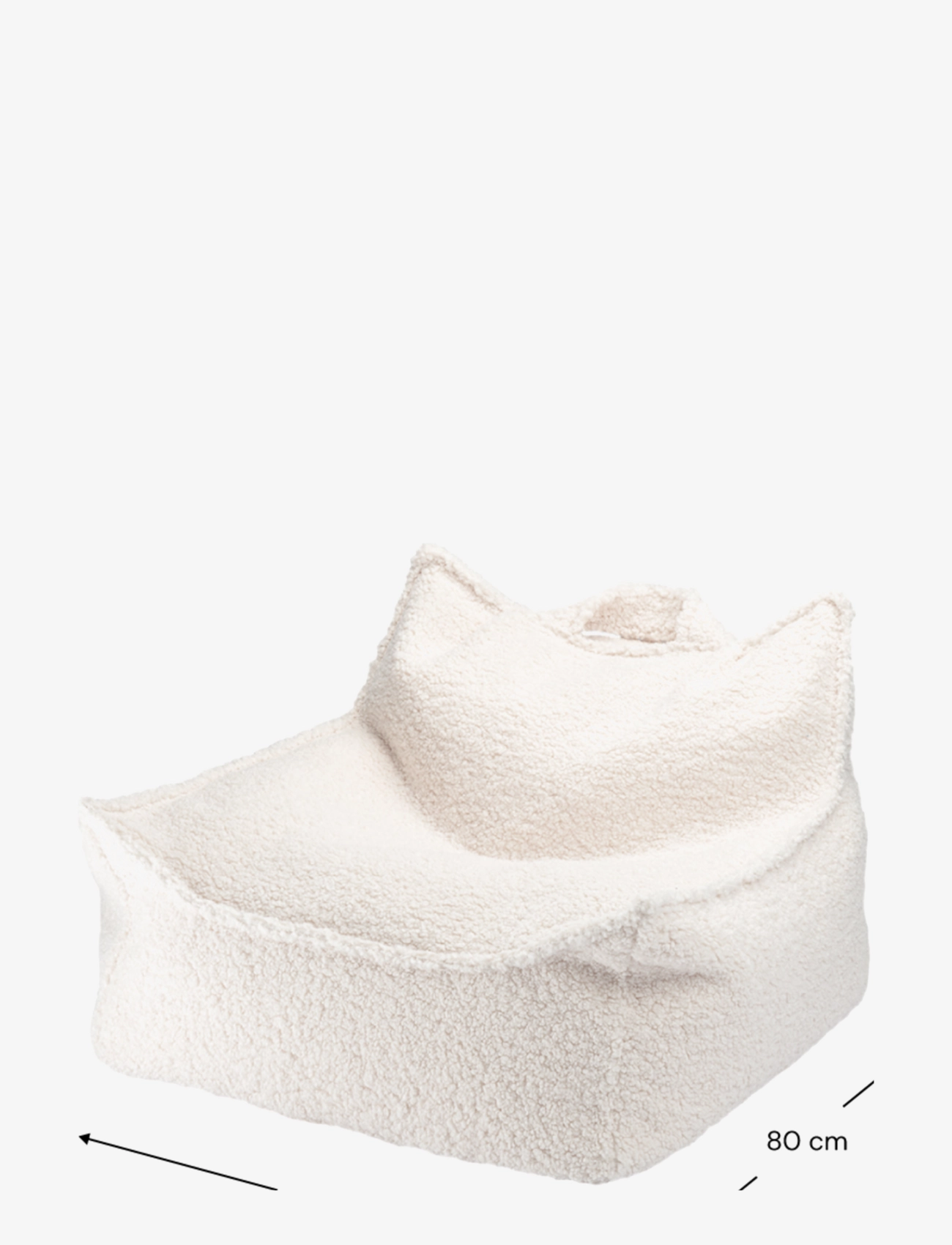 Wigiwama - Beanbag Chair teddy - sittpuffar & fåtöljer - cream white - 2