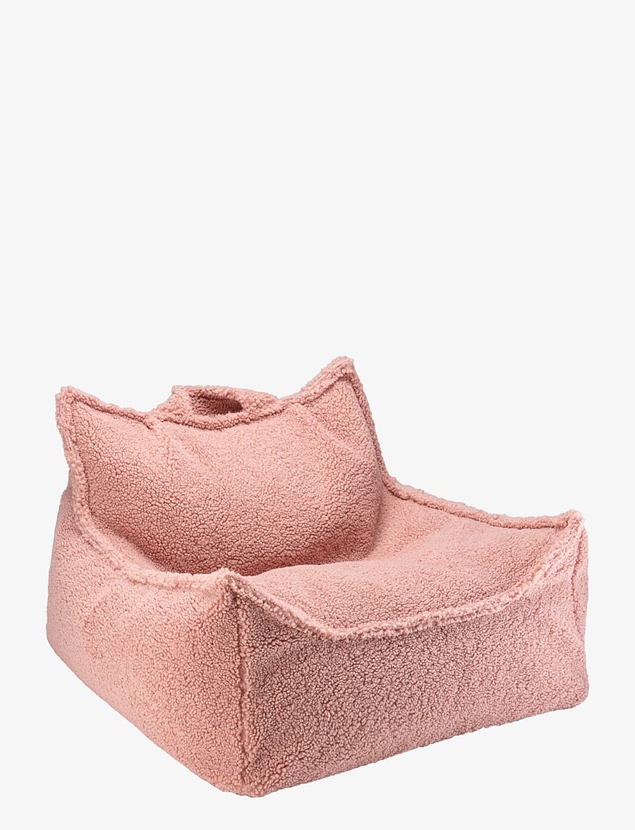 Wigiwama - Beanbag Chair teddy - poufs & lehnstühle - guava pink - 1