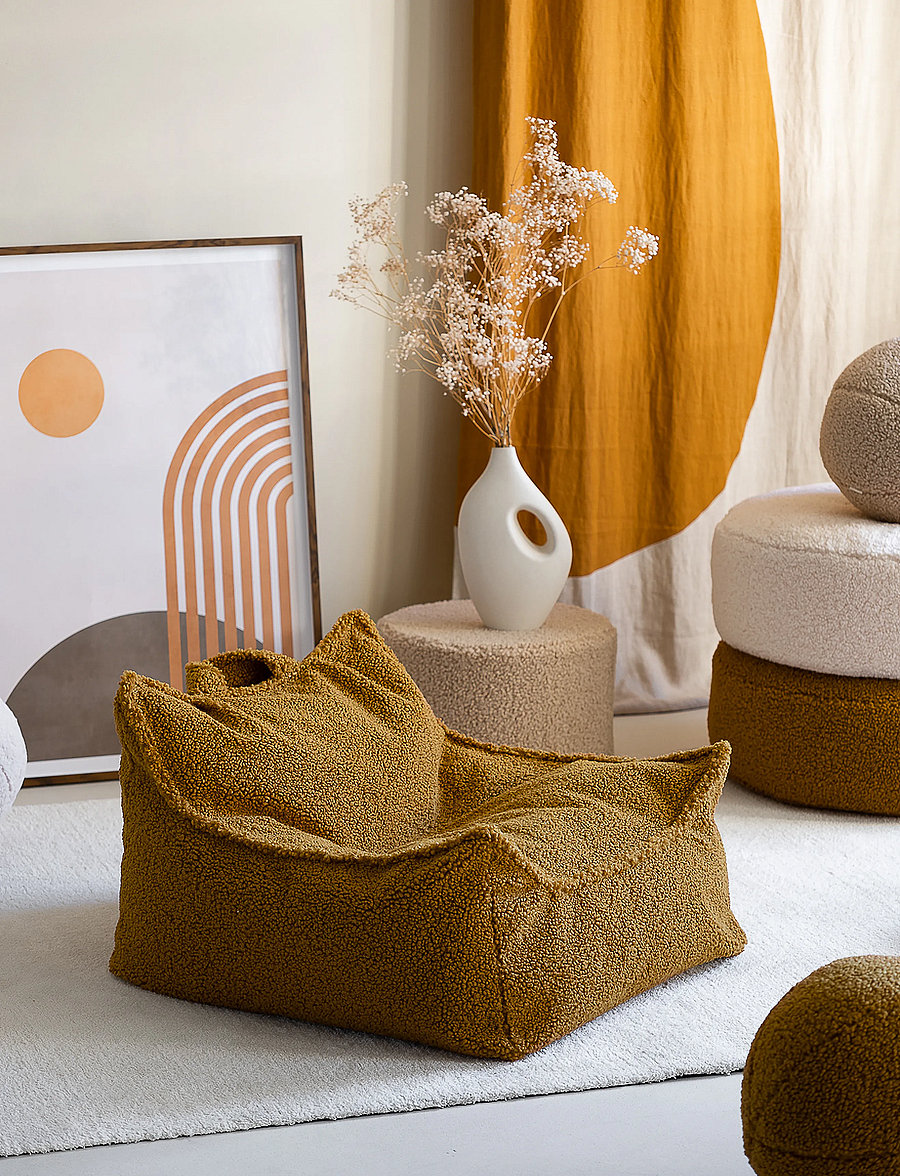 Wigiwama - Beanbag Chair teddy - poufs & lehnstühle - maple - 4