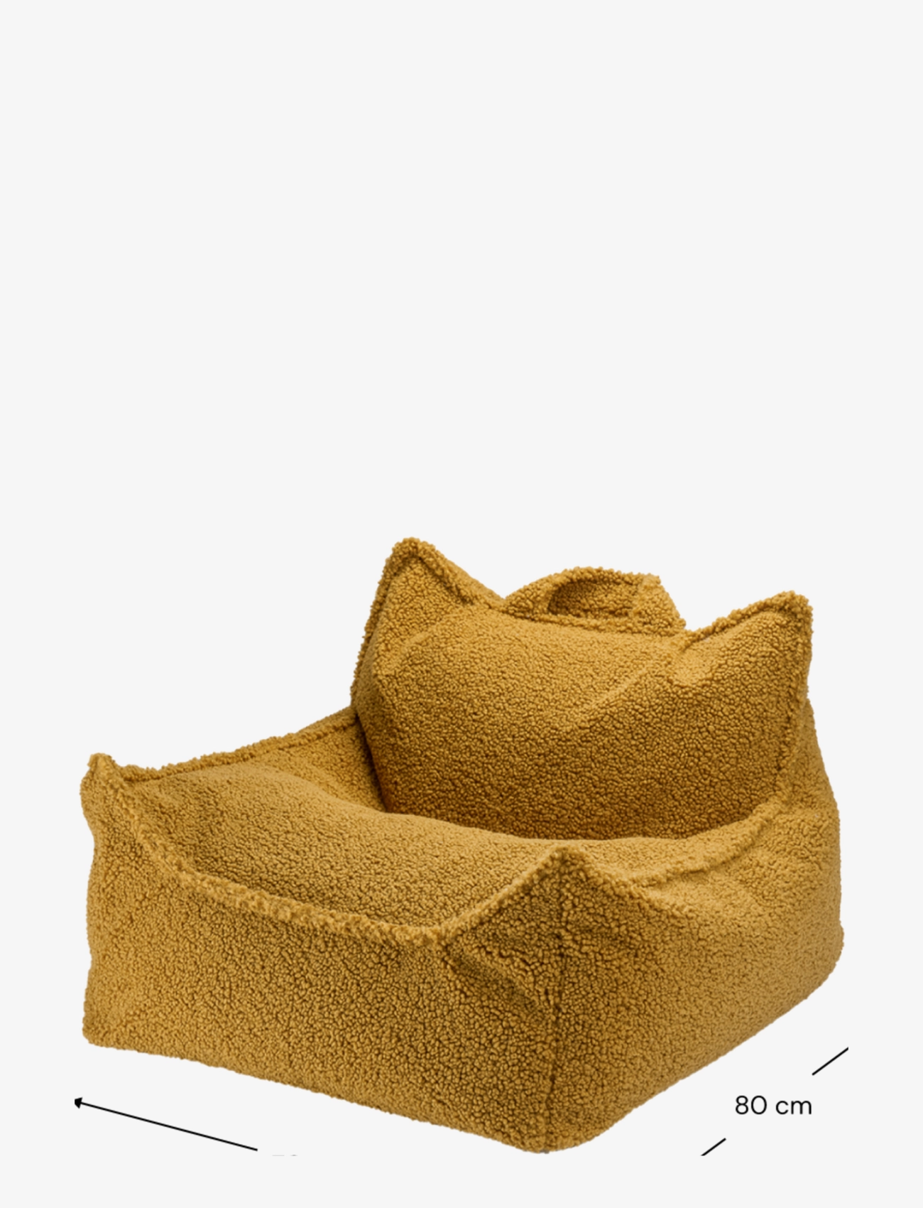 Wigiwama - Beanbag Chair teddy - sittpuffar & fåtöljer - maple - 2
