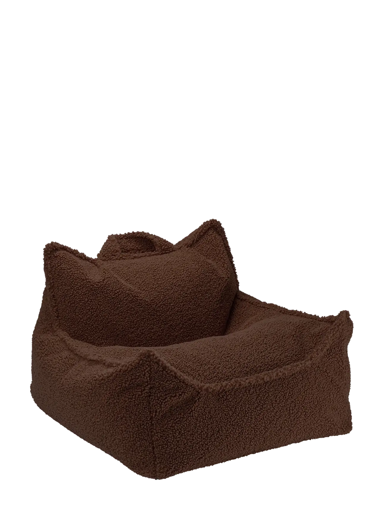 Wigiwama Beanbag Chair Teddy, Puffer, Brun, Str: 80X 70X 50CM
