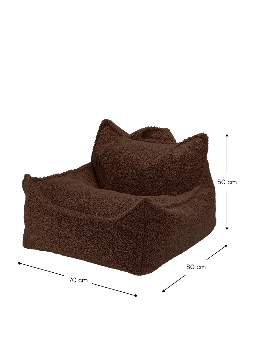 Wigiwama - Beanbag Chair teddy - poufs & lehnstühle - warm hazel - 2