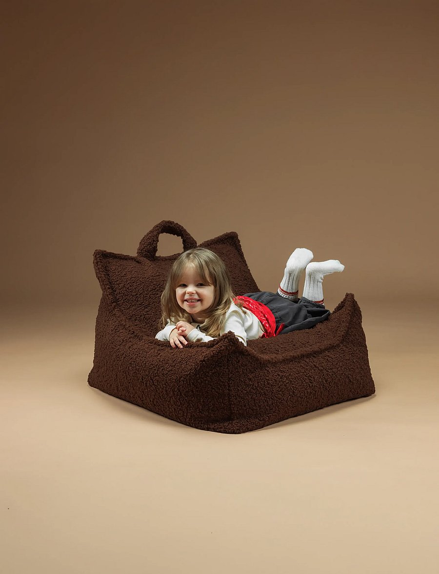 Wigiwama - Beanbag Chair teddy - poufs & lehnstühle - warm hazel - 4