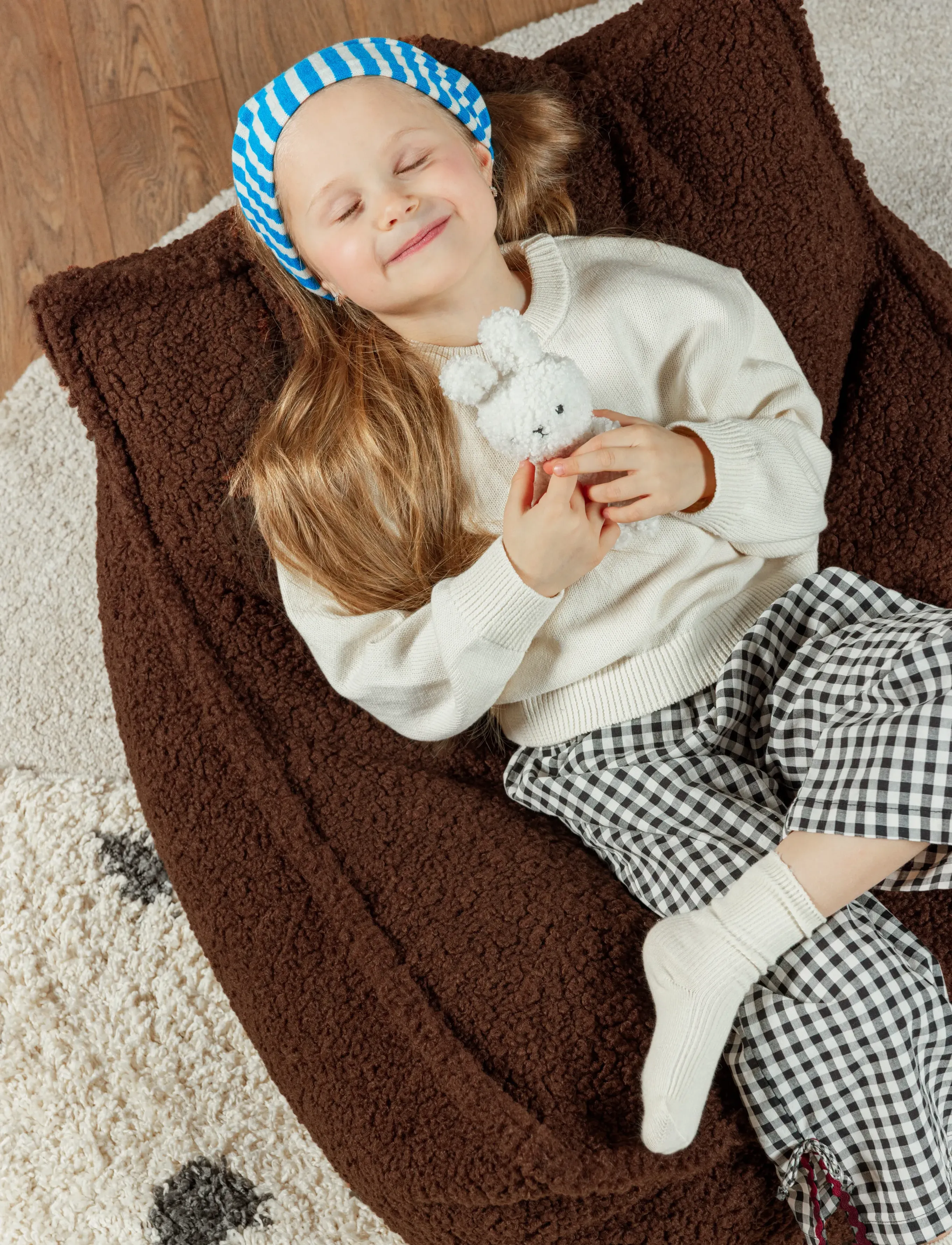 Wigiwama - Beanbag Chair teddy - sittpuffar & fåtöljer - warm hazel - 5
