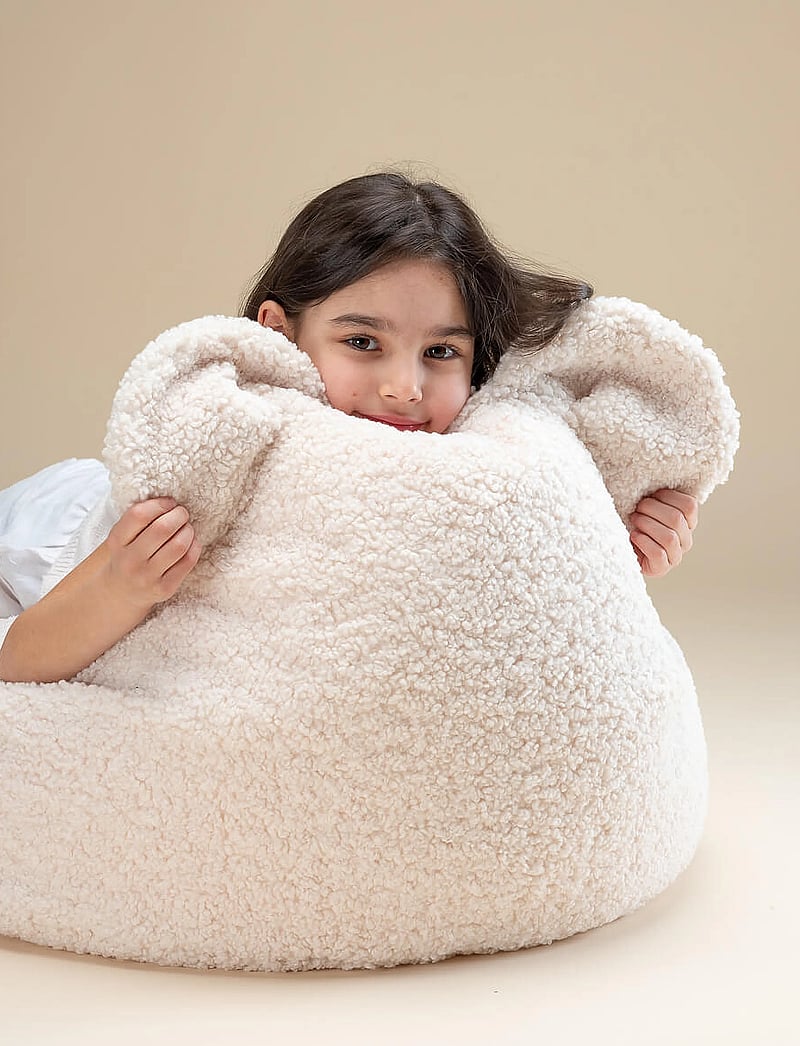 Wigiwama - Bear Beanbag teddy - poufs - cream white - 4