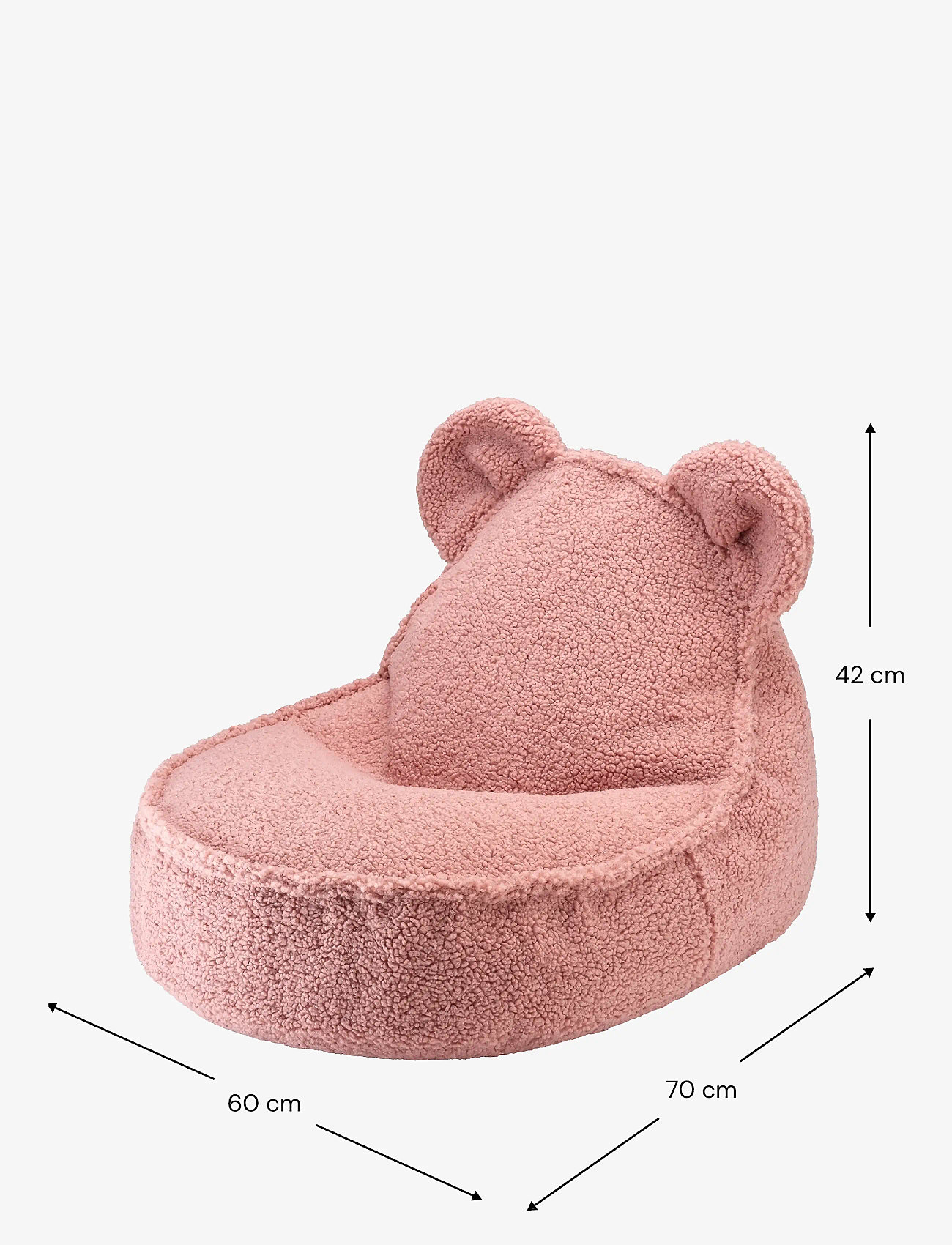 Wigiwama - Bear Beanbag teddy - kott-toolid - guava pink - 2