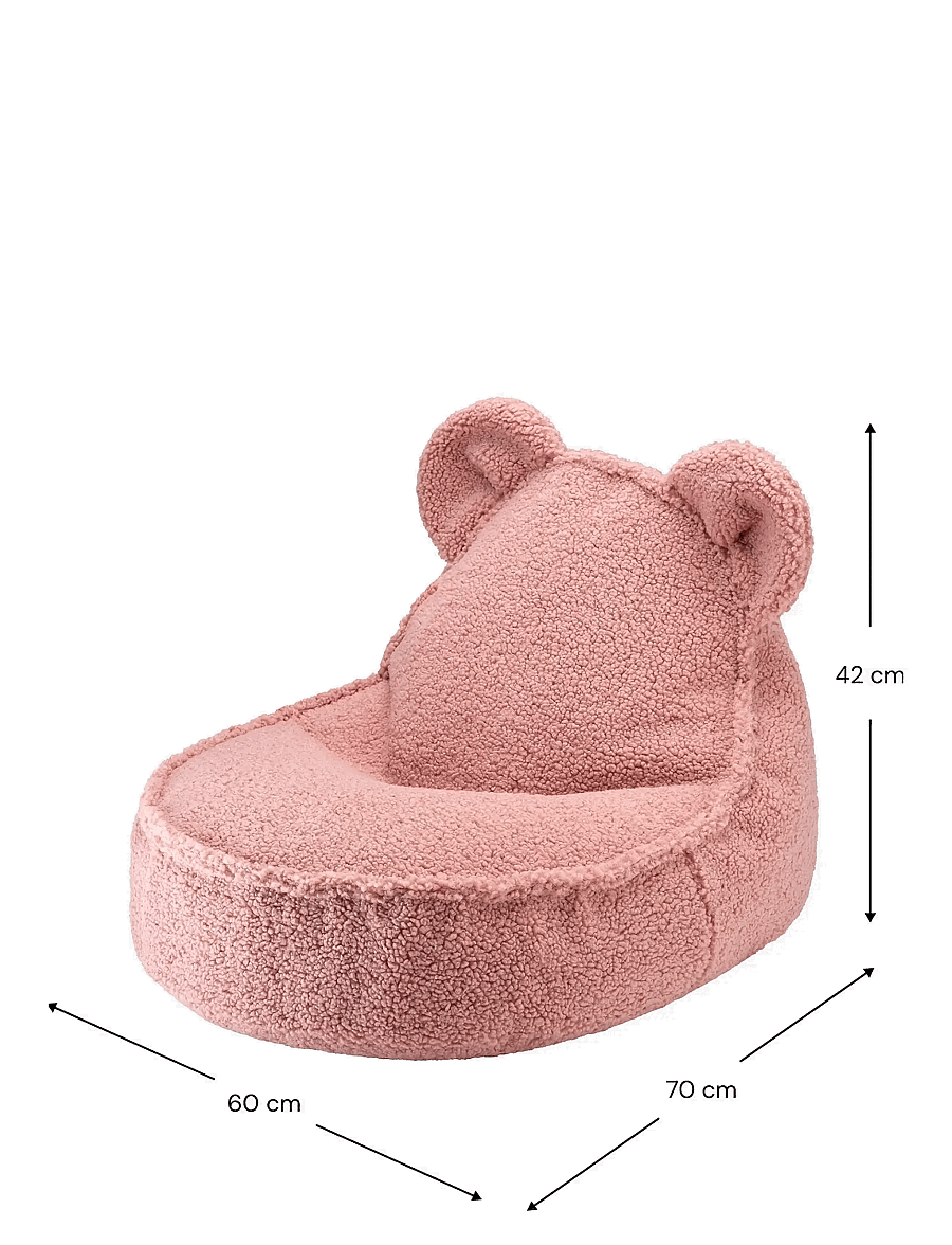 Wigiwama - Bear Beanbag teddy - poufs & lehnstühle - guava pink - 2