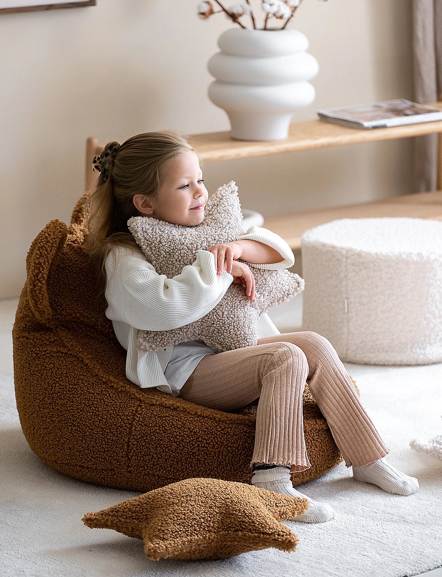 Wigiwama - Bear Beanbag teddy - poefs en fauteuils - maple - 0