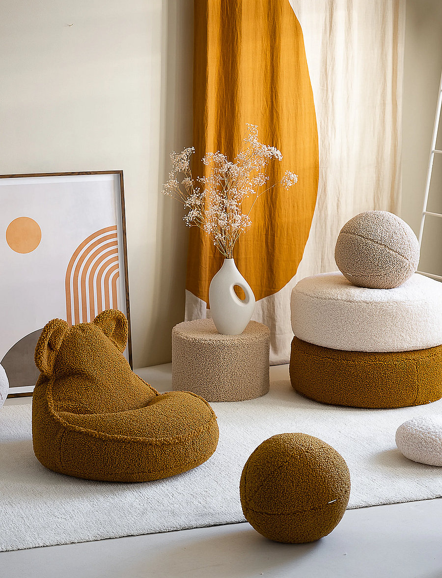 Wigiwama - Bear Beanbag teddy - poefs en fauteuils - maple - 5