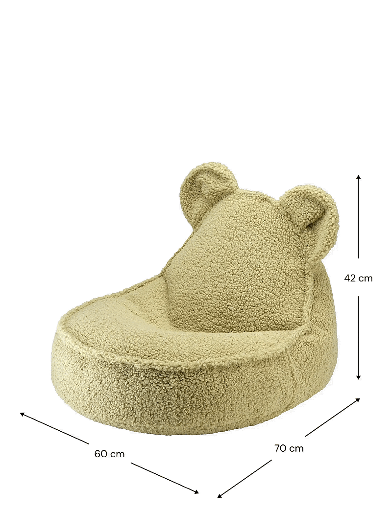 Wigiwama - Bear Beanbag teddy - puhvetid ja tugitoolid - matcha - 2